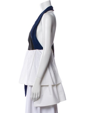 Isa Arfen Square Neckline Sleeveless Top