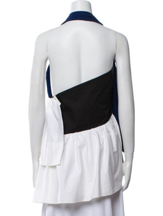 Isa Arfen Square Neckline Sleeveless Top