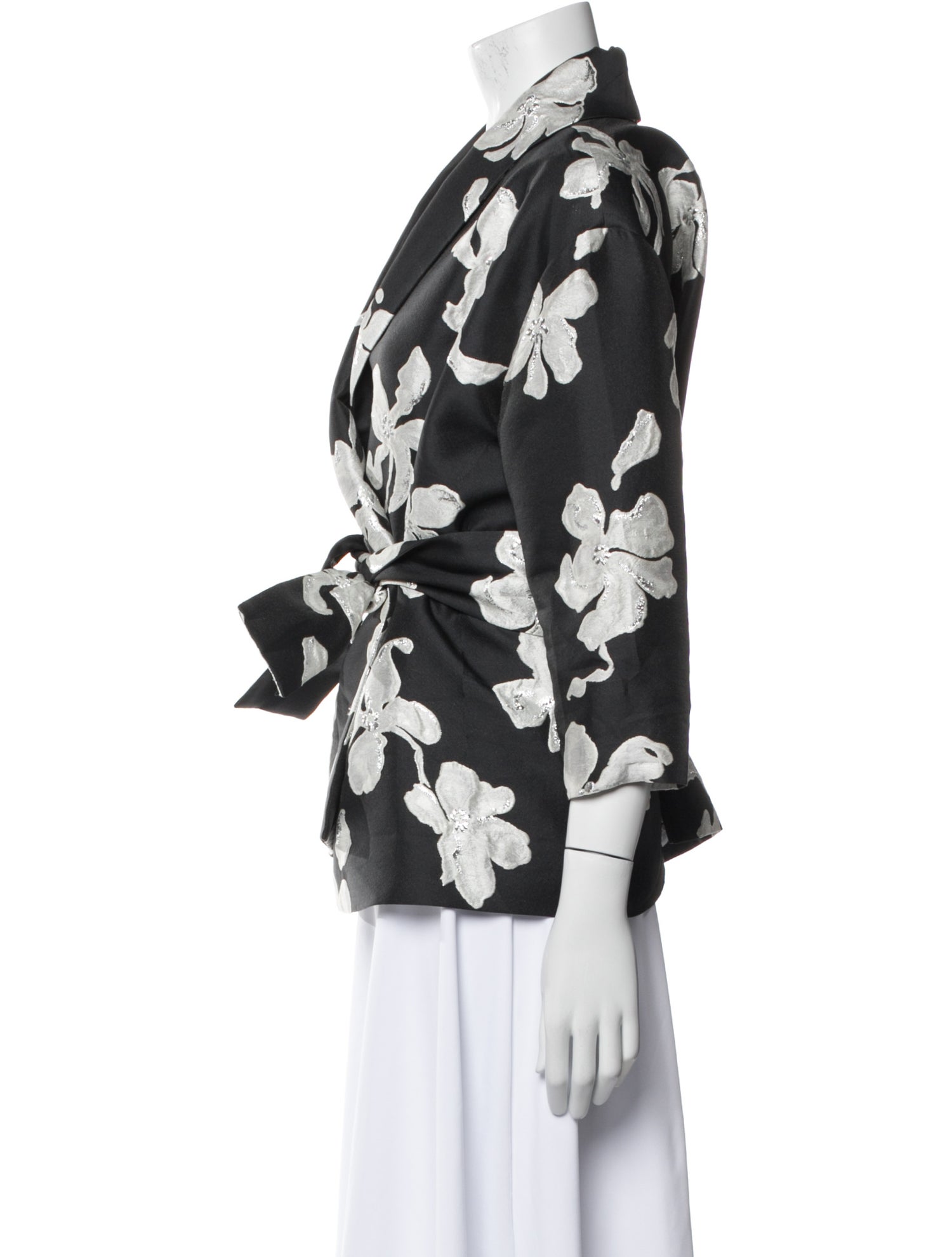 Isa Arfen Floral Print Blazer