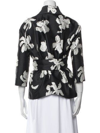 Isa Arfen Floral Print Blazer