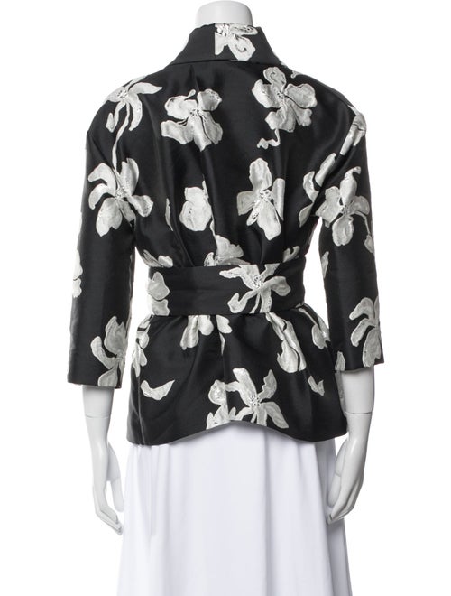 Isa Arfen Floral Print Blazer