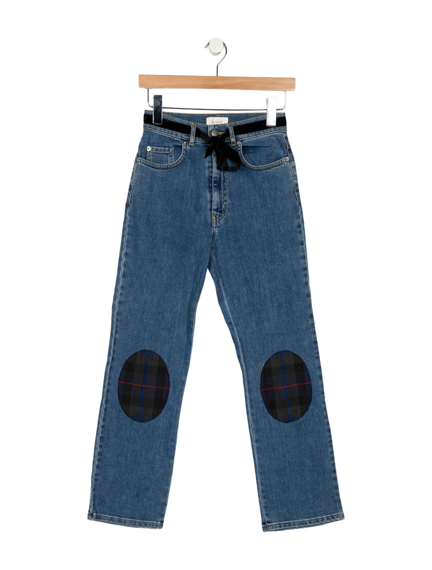 Isa Arfen Mid-Rise Straight Leg Jeans