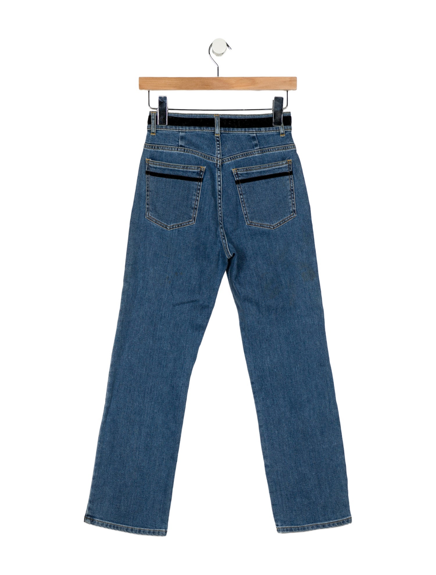 Isa Arfen Mid-Rise Straight Leg Jeans