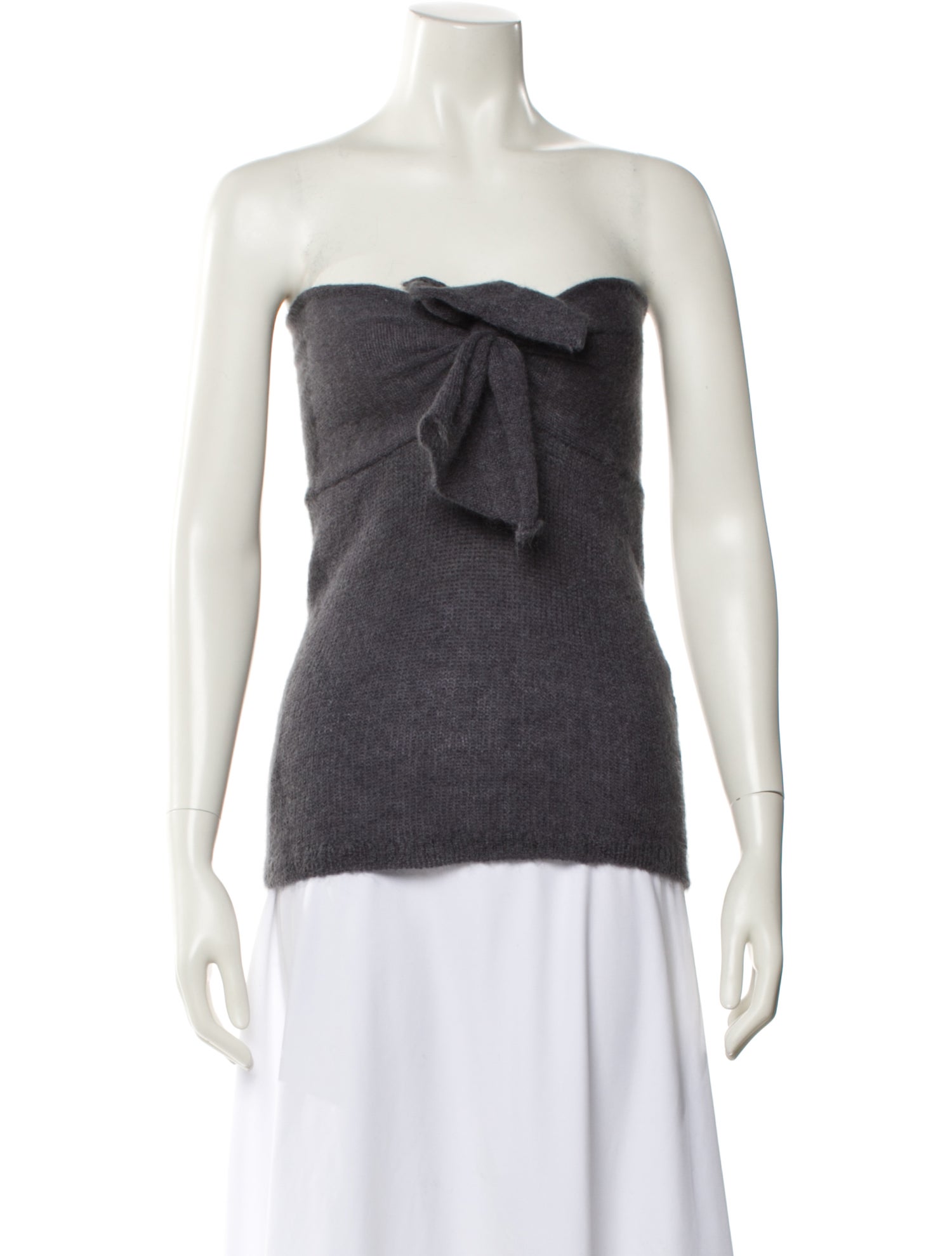 Isa Arfen Strapless Sweater