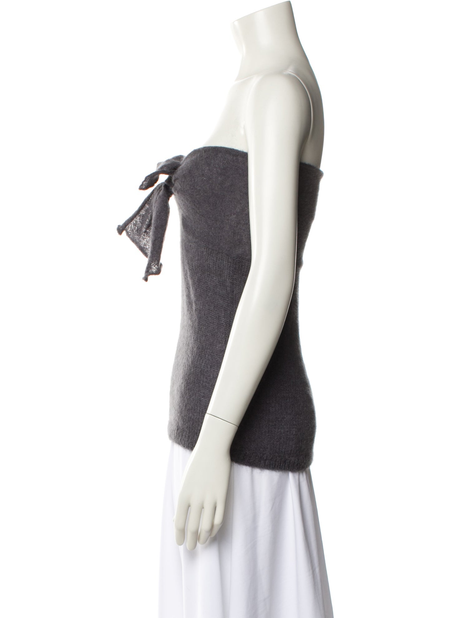Isa Arfen Strapless Sweater