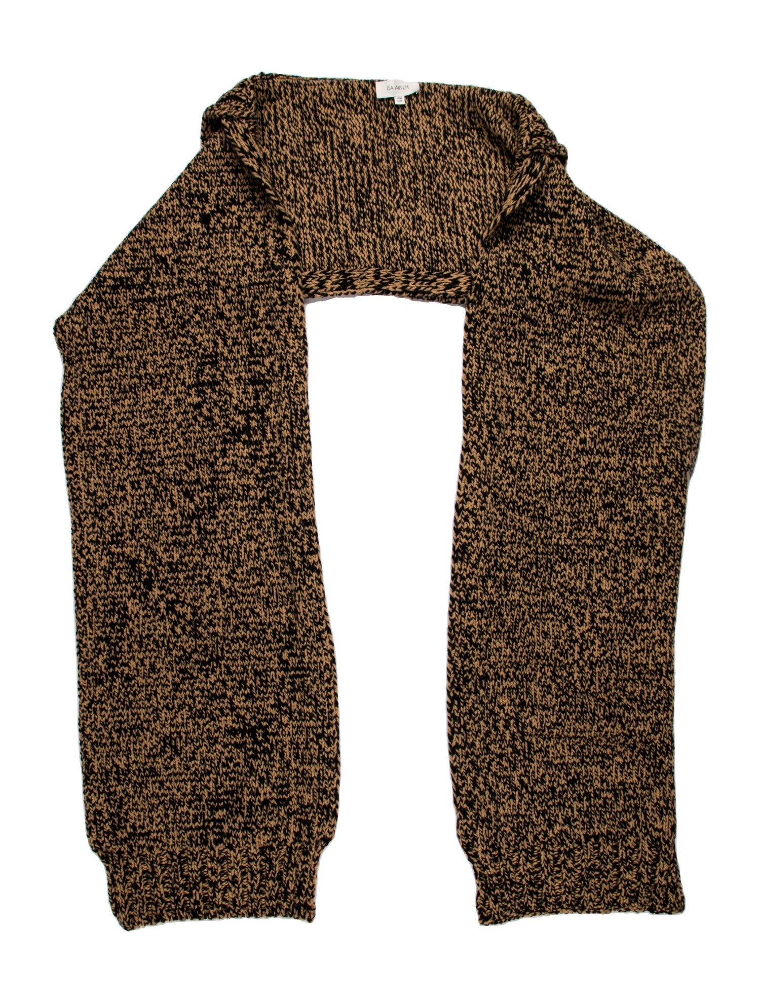 Isa Arfen Lambswool Printed Scarf
