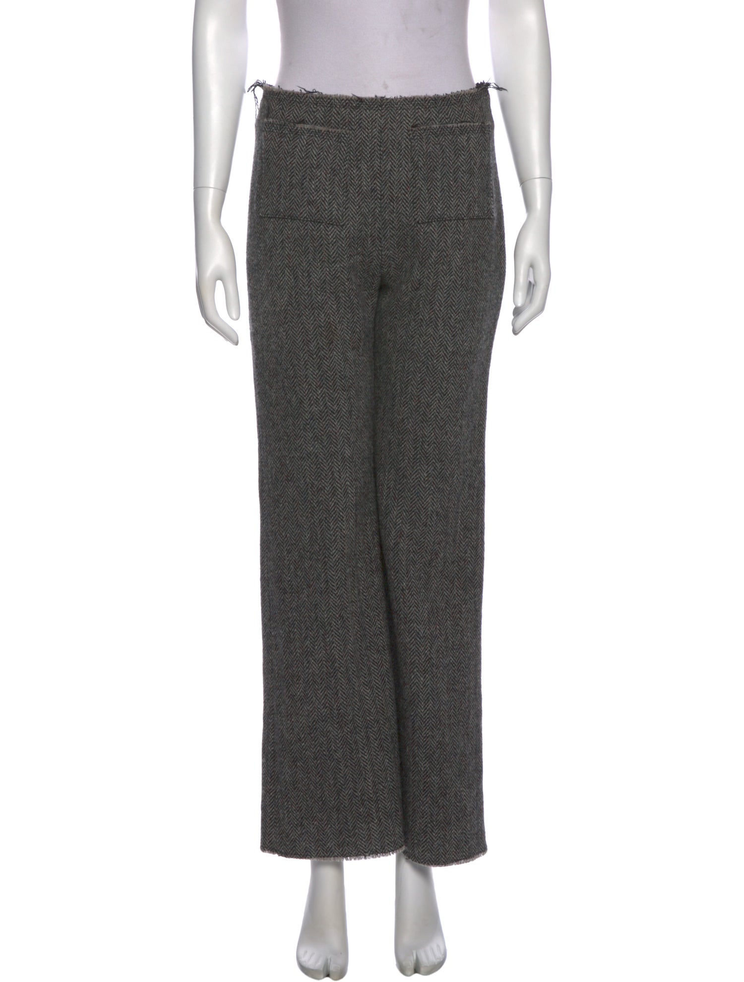 Isa Arfen Tweed Wide Leg Pants