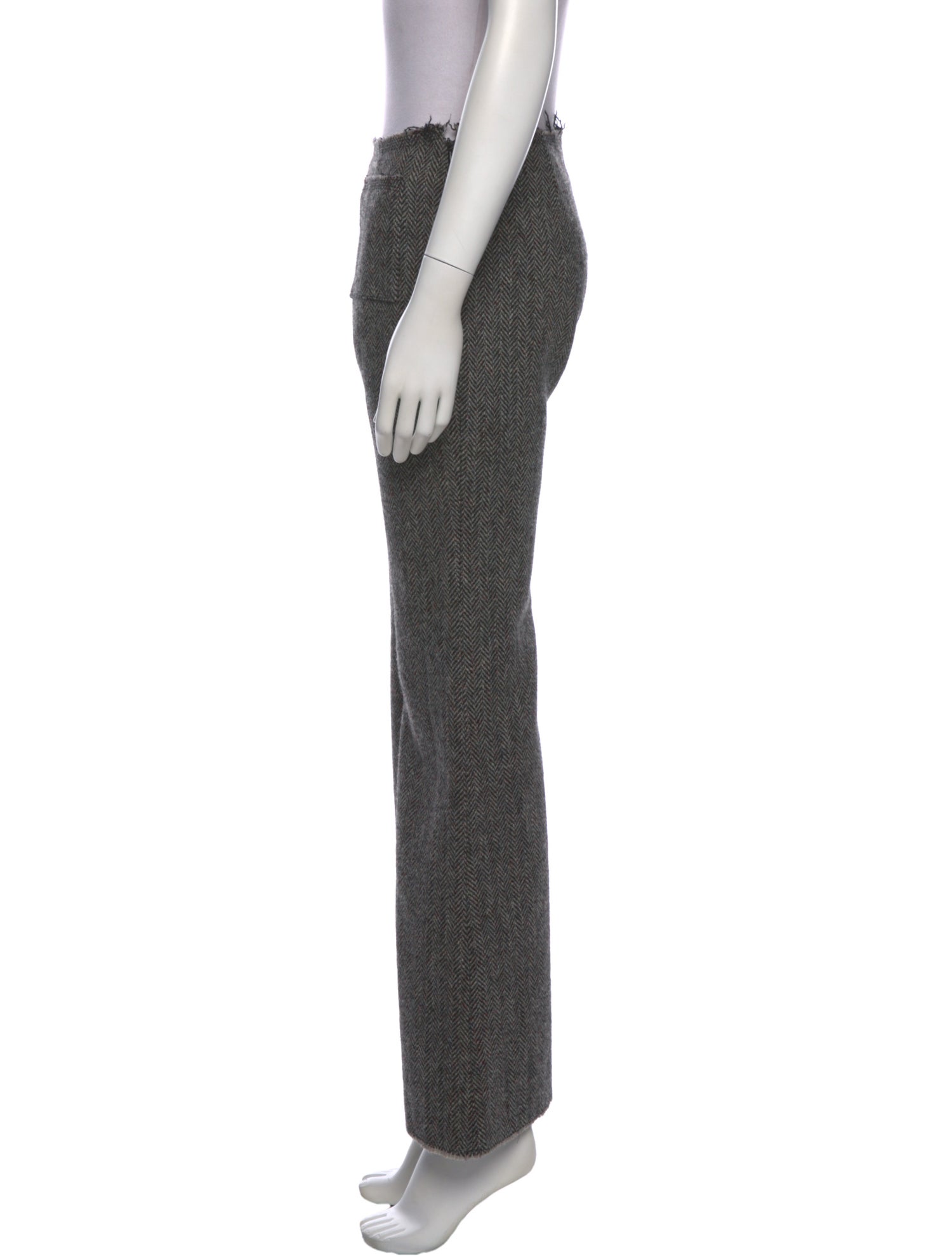 Isa Arfen Tweed Wide Leg Pants