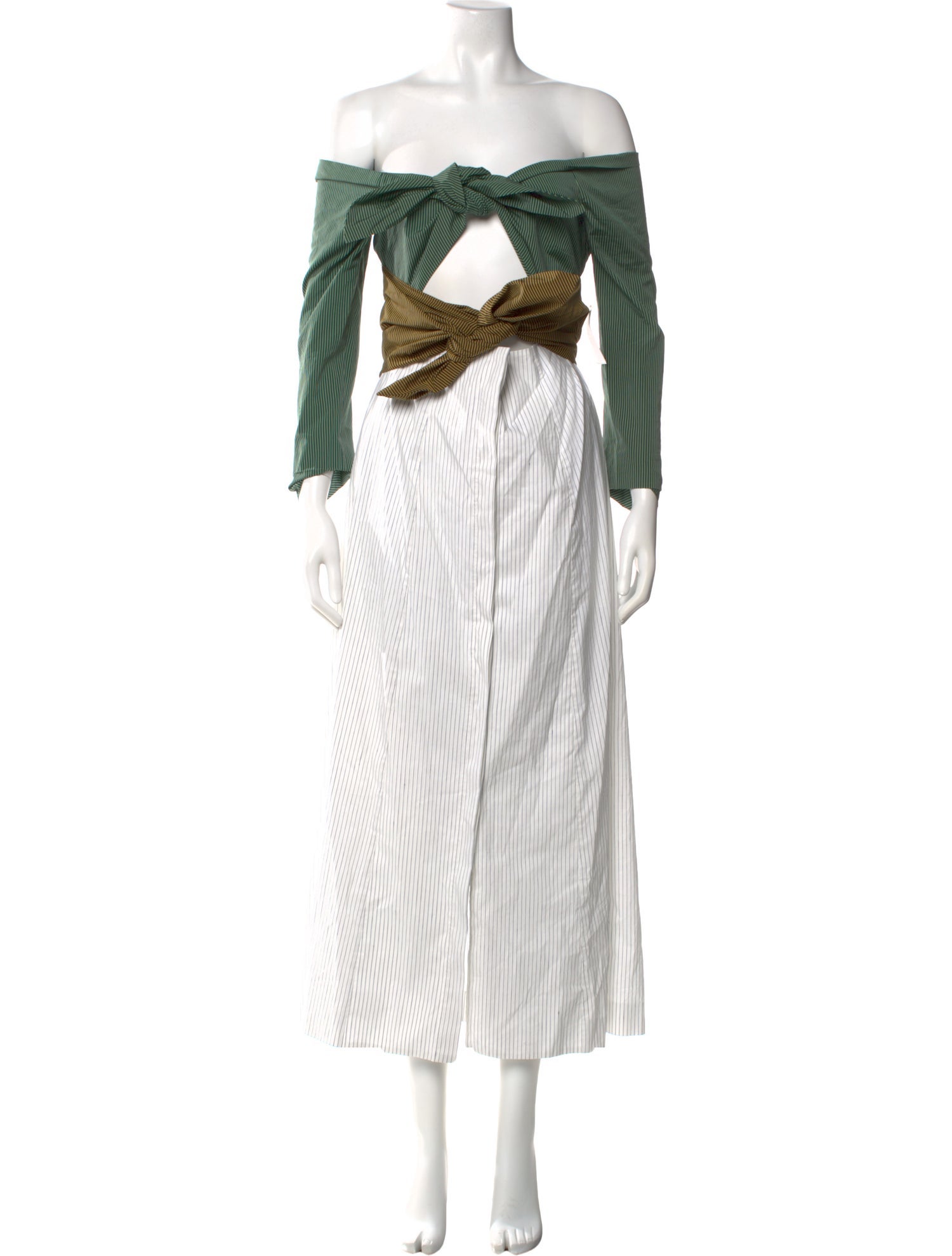 Isa Arfen Colorblock Pattern Long Dress w/ Tags