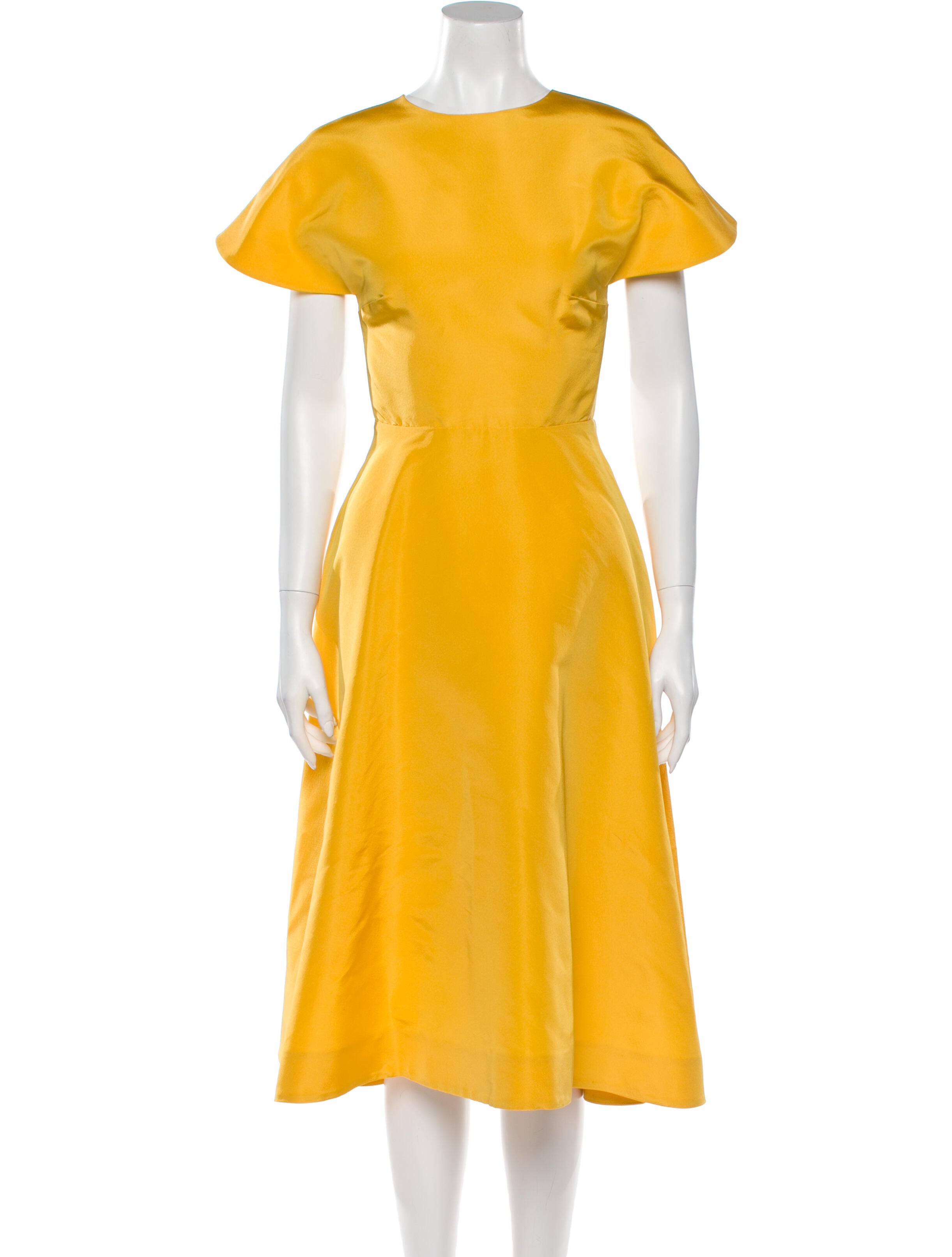 rosie assoulin yellow dress