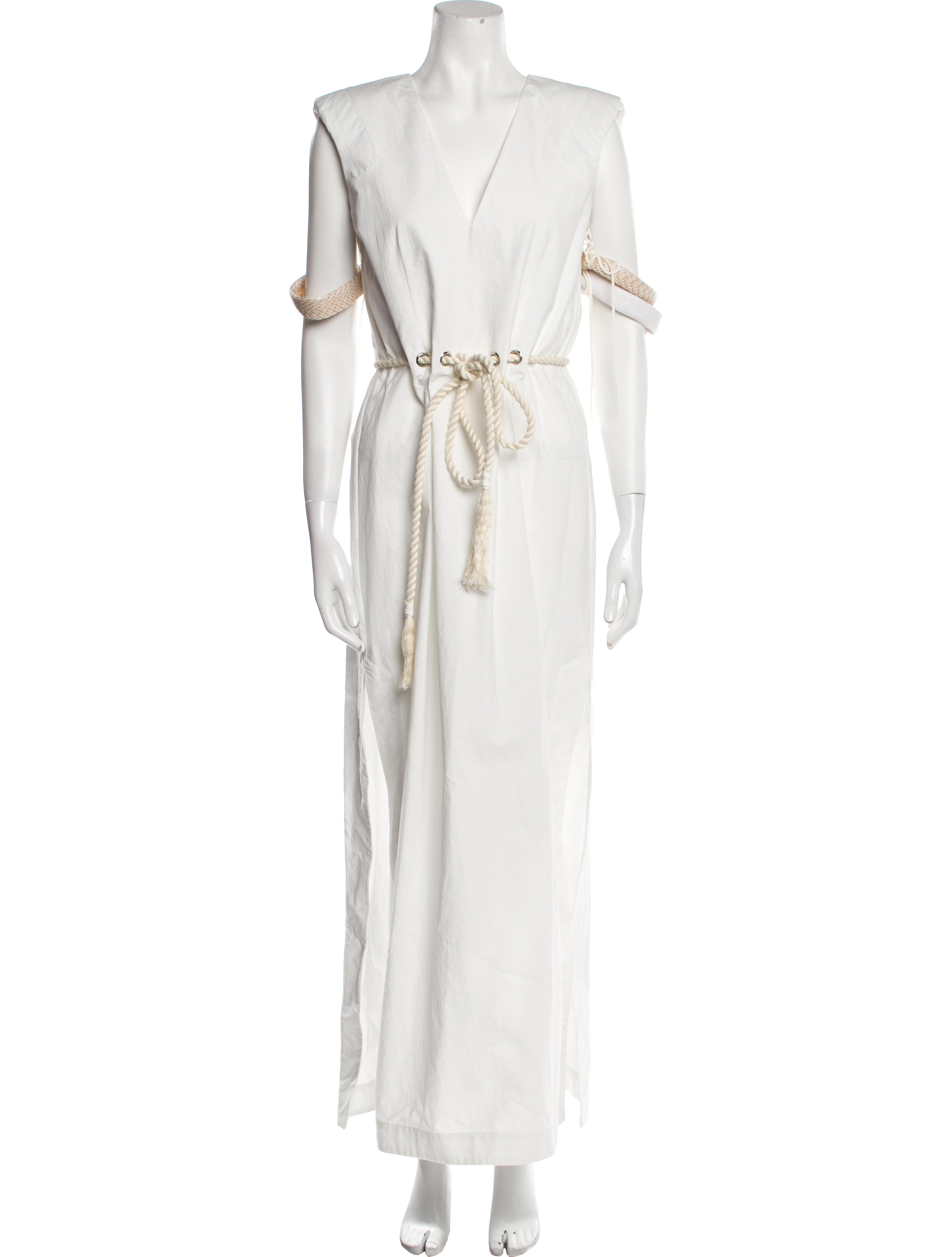 Rosie Assoulin V-Neck Long Dress