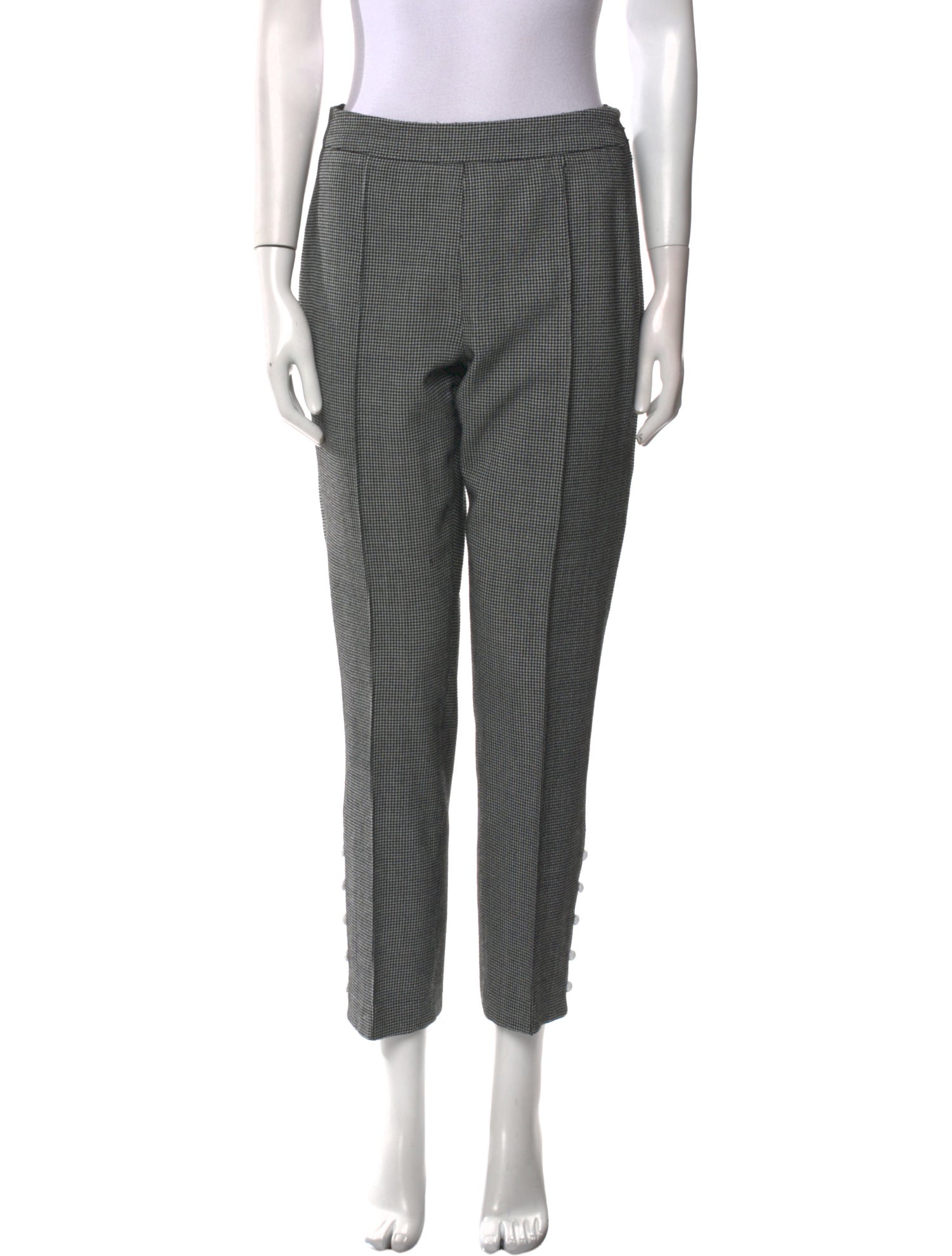 Rosie Assoulin Wool Straight Leg Pants