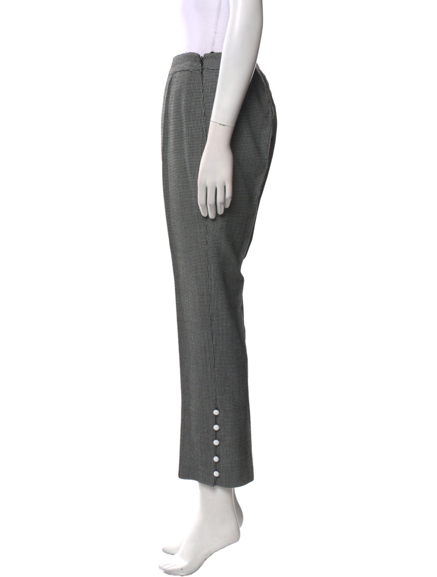 Rosie Assoulin Wool Straight Leg Pants