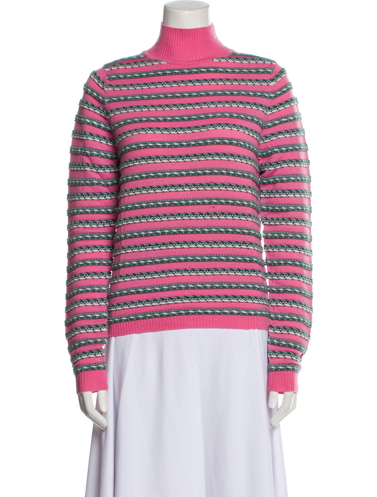 Rosie Assoulin Wool Striped Sweater