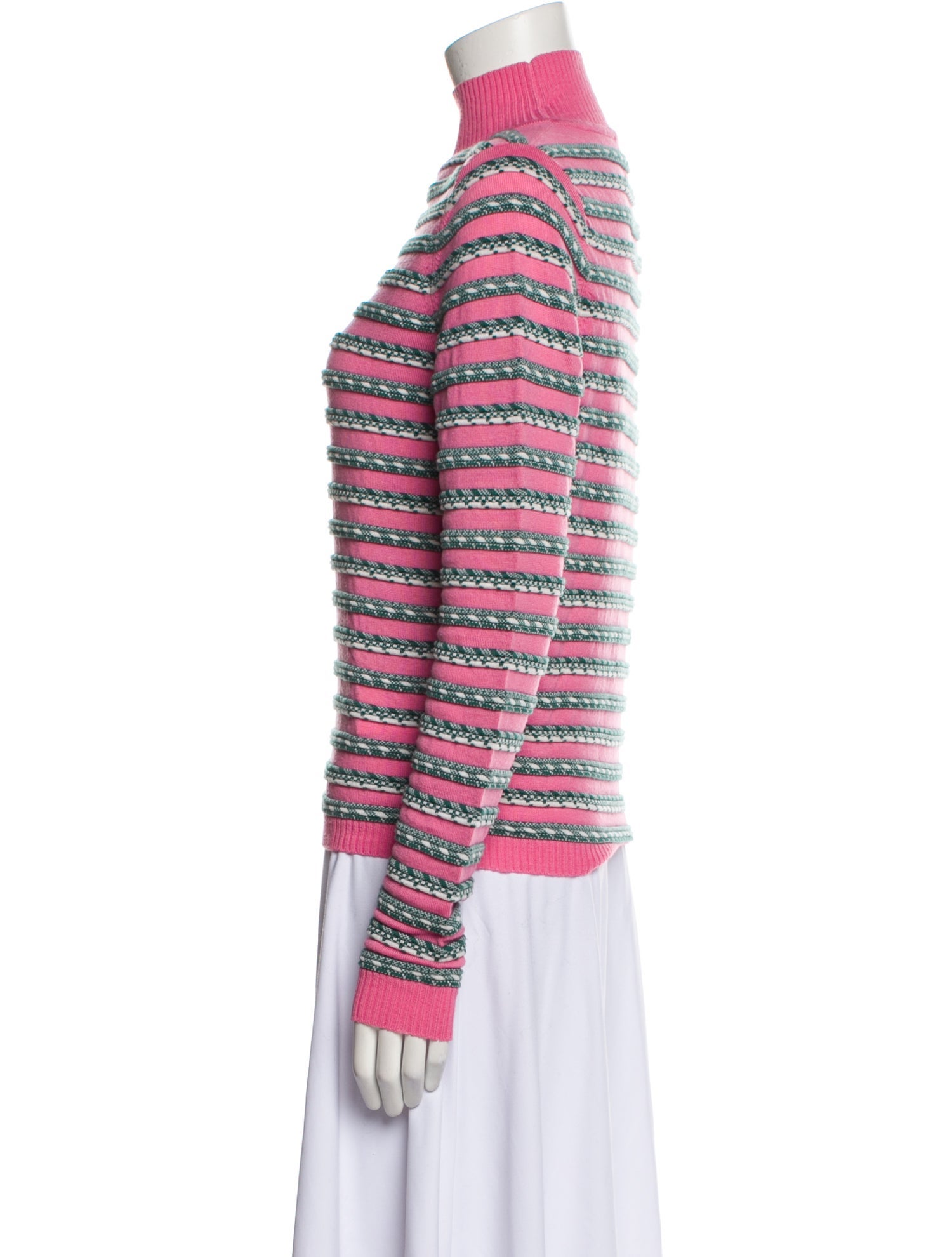Rosie Assoulin Wool Striped Sweater