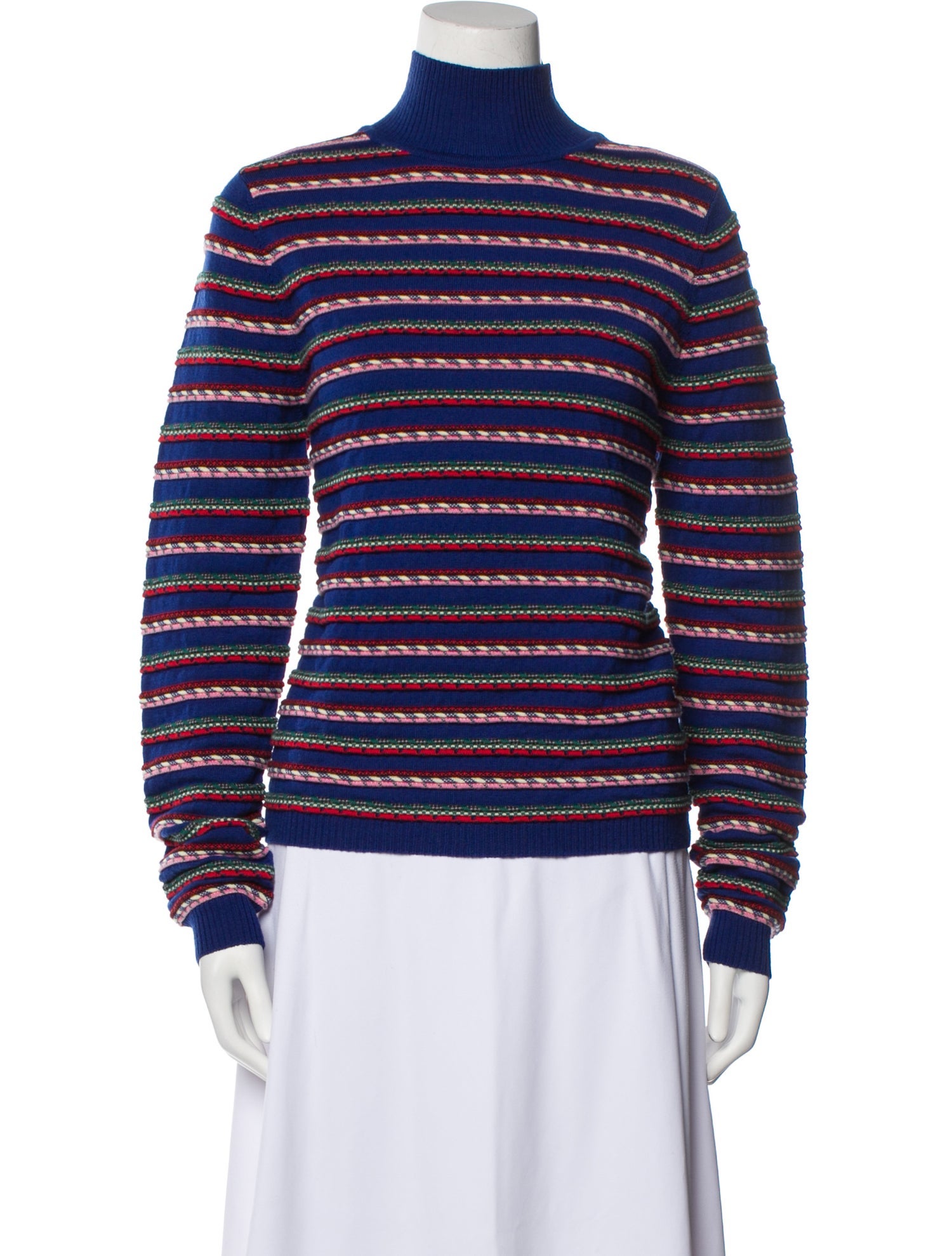Rosie Assoulin Wool Striped Sweater