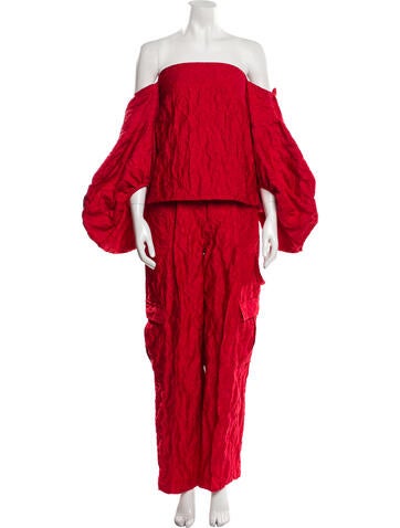 Rosie Assoulin Suits and Sets Pleated Accents Pant Set XS