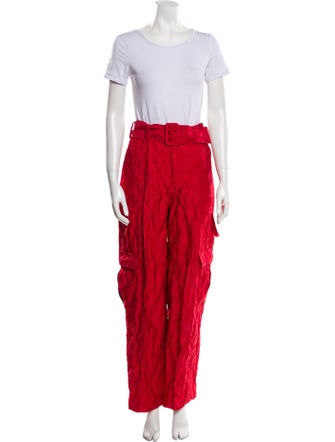 Rosie Assoulin Pleated Accents Pant Set