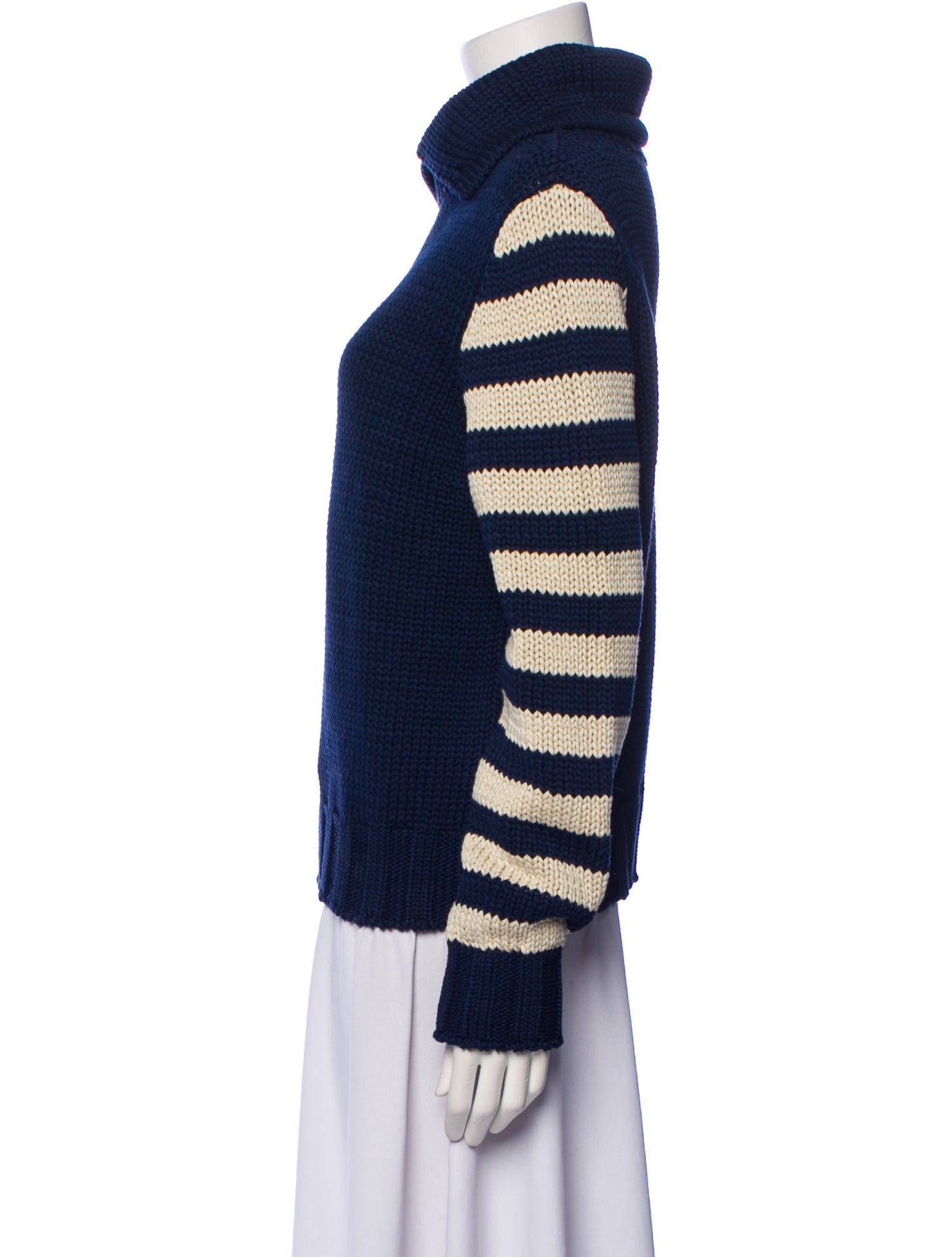 Rosie Assoulin Striped Turtleneck Sweater