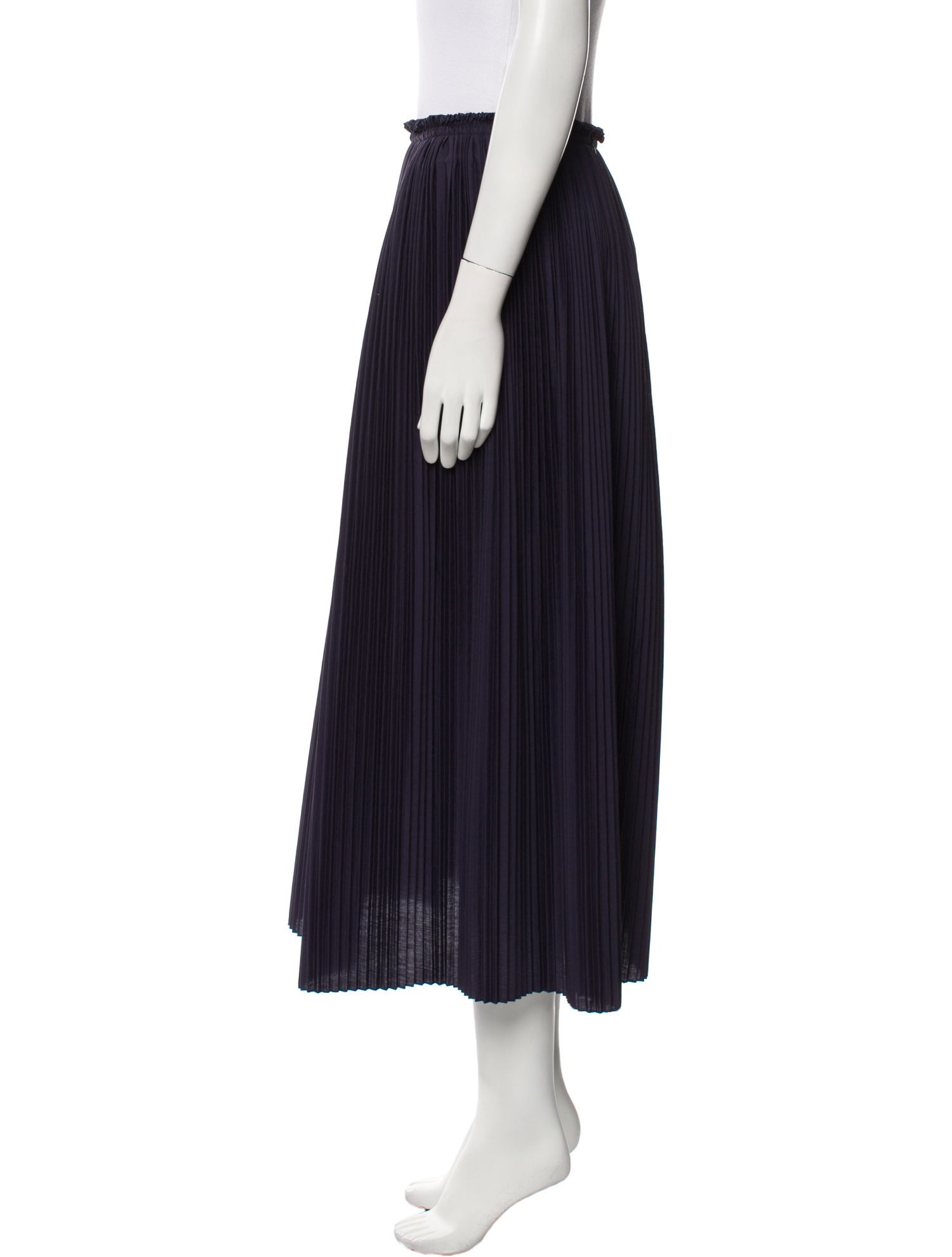 Rosie Assoulin Striped Midi Length Skirt