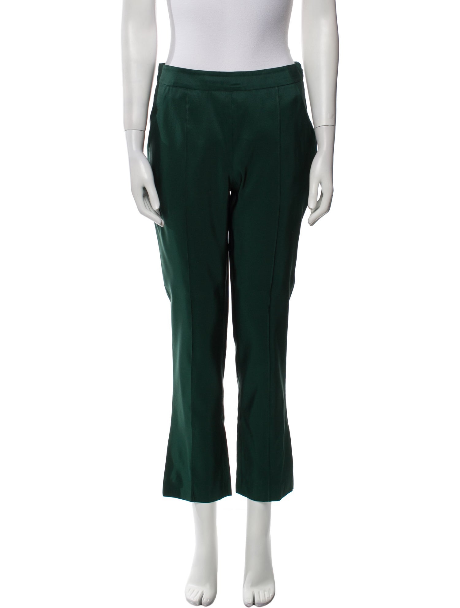 Rosie Assoulin Silk Straight Leg Pants