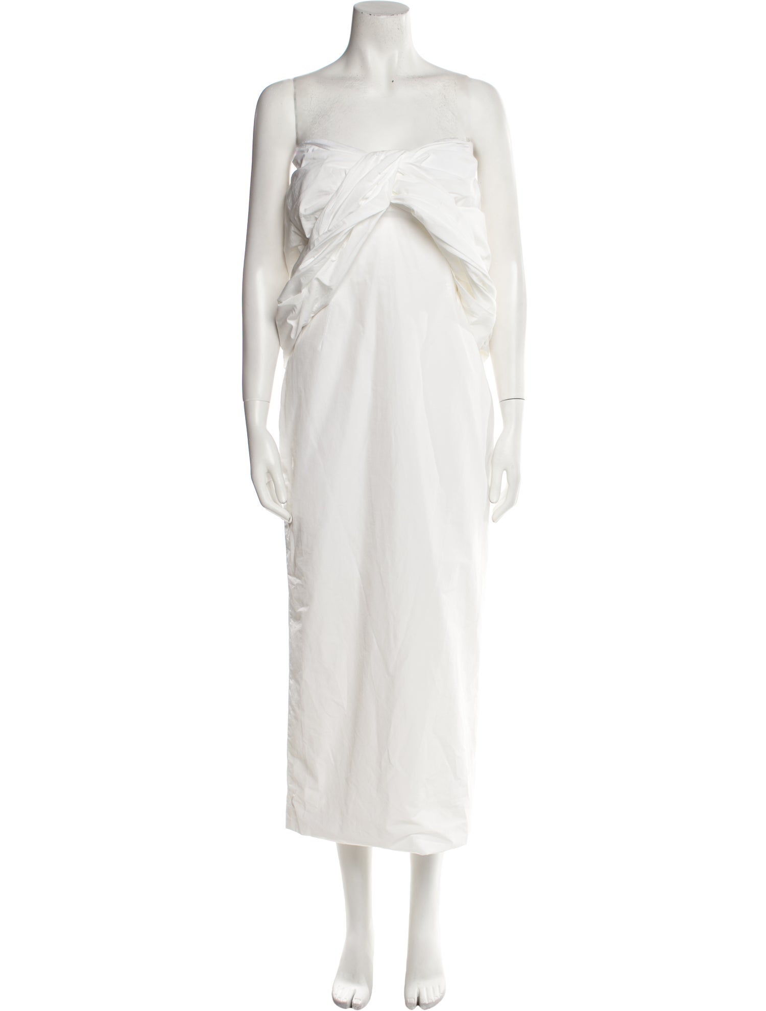 Rosie Assoulin Strapless Midi Length Dress