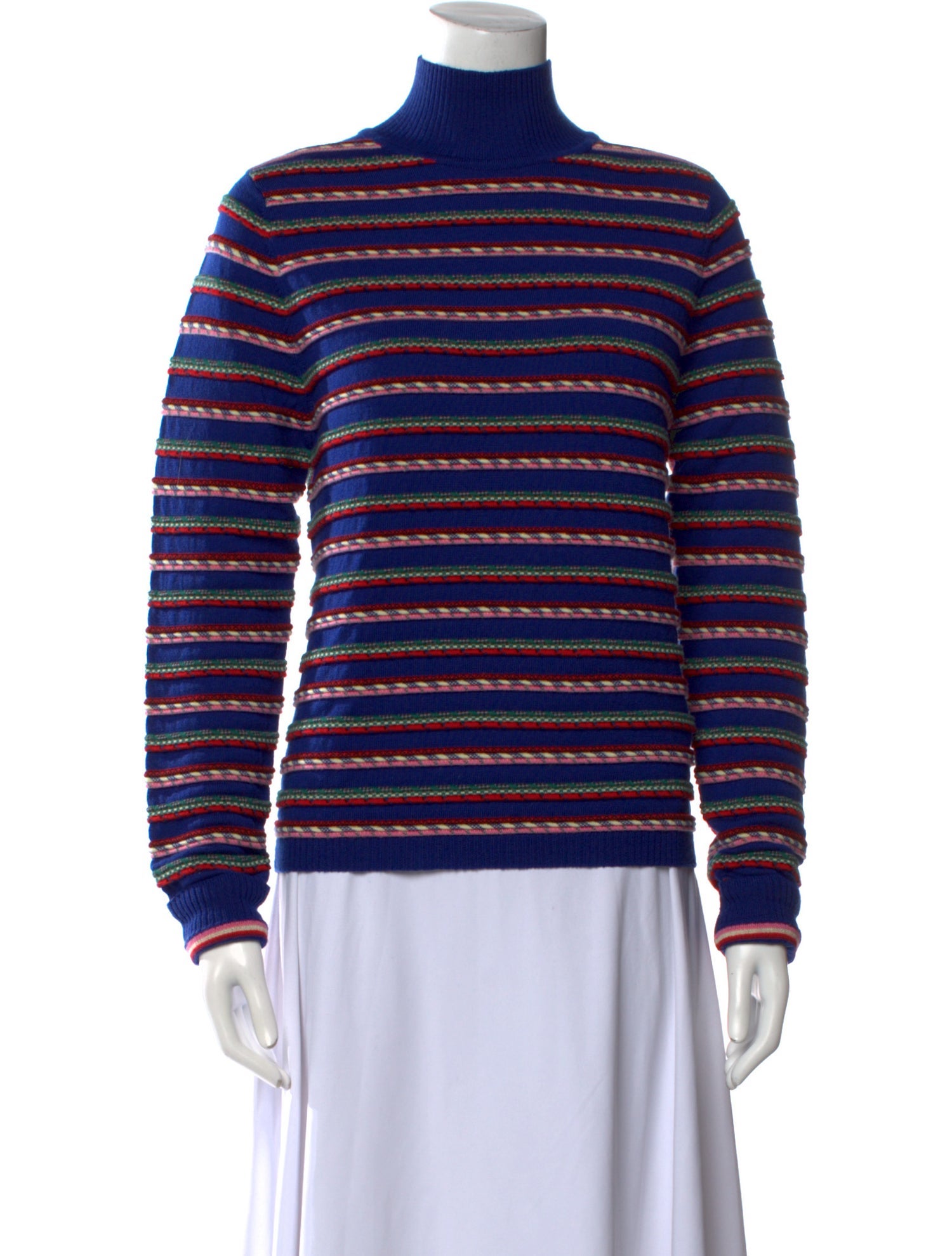 Rosie Assoulin Wool Striped Sweater