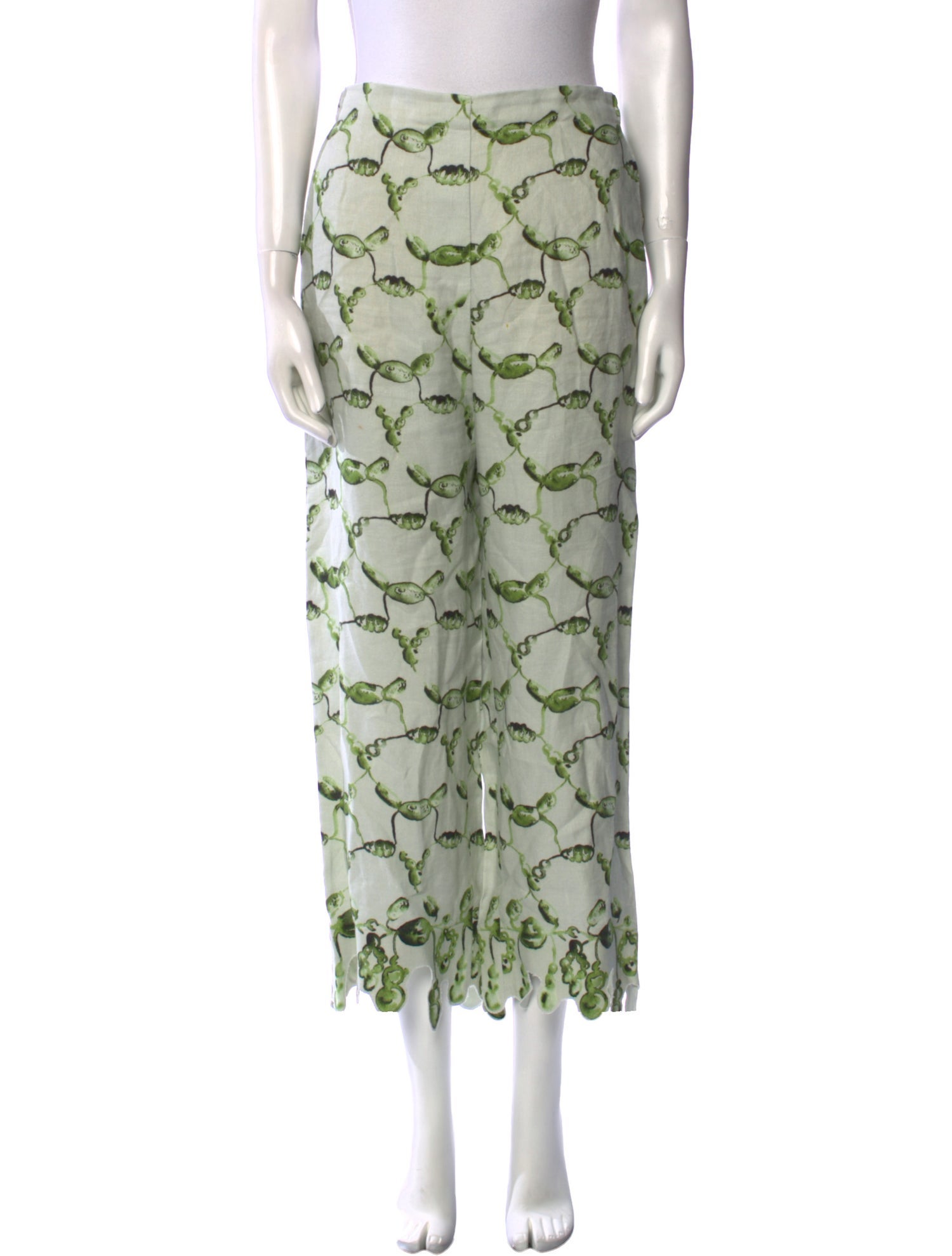 Rosie Assoulin Linen Wide Leg Pants