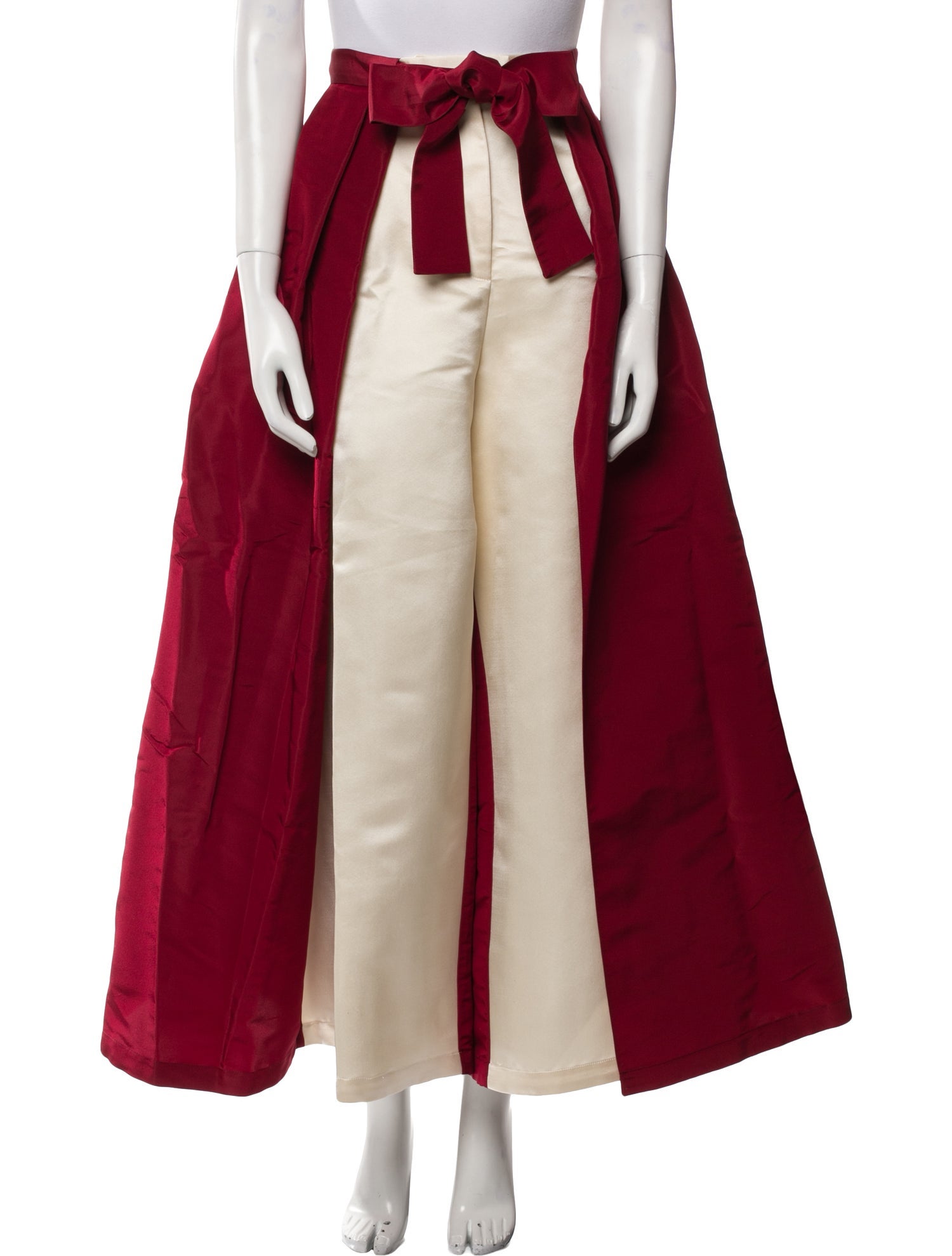 パンツ Christian Dior light wool wide slacks Christian Dior Wool Wide Leg Pants - Neutrals, 12.25