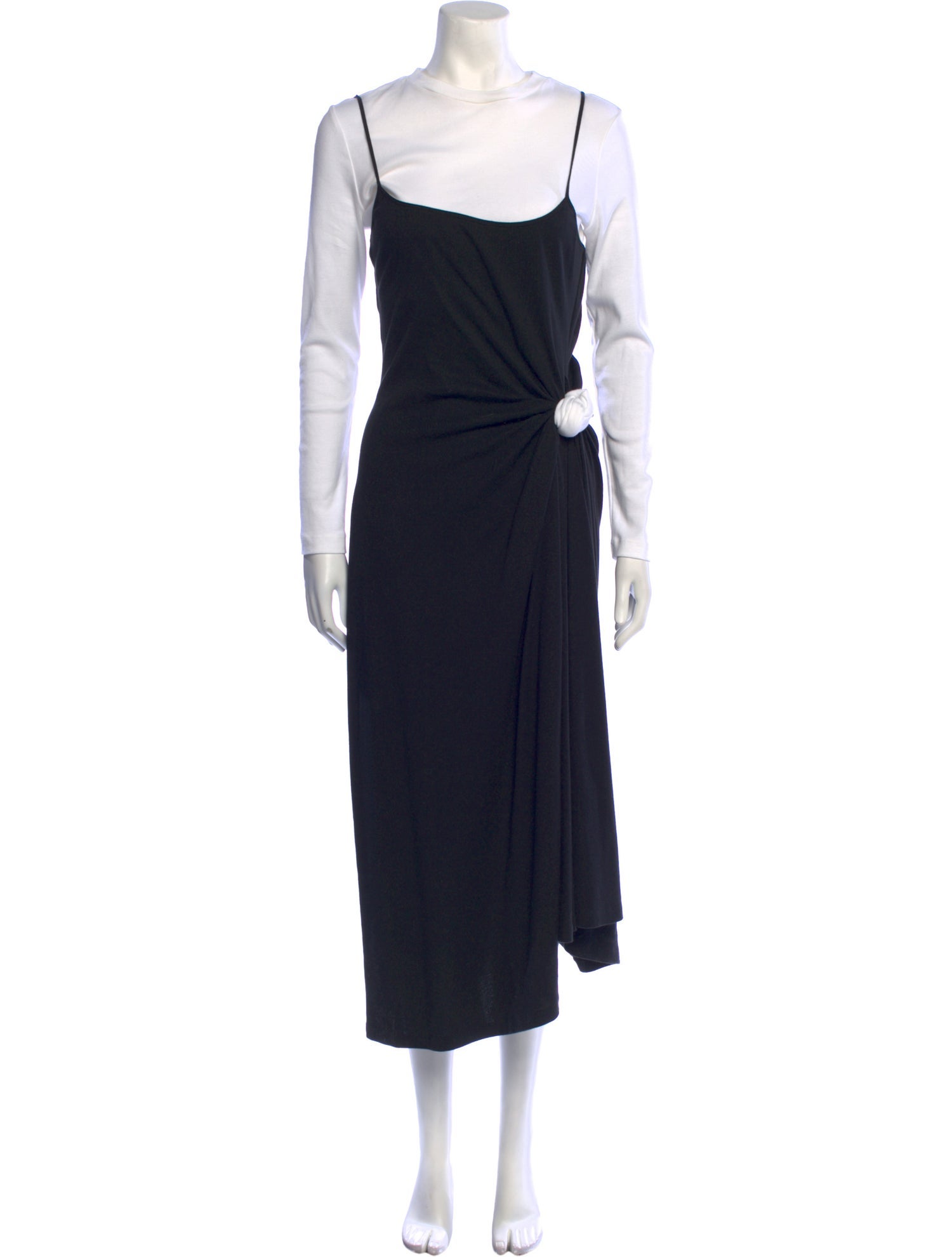 Rosie Assoulin Square Neckline Long Dress