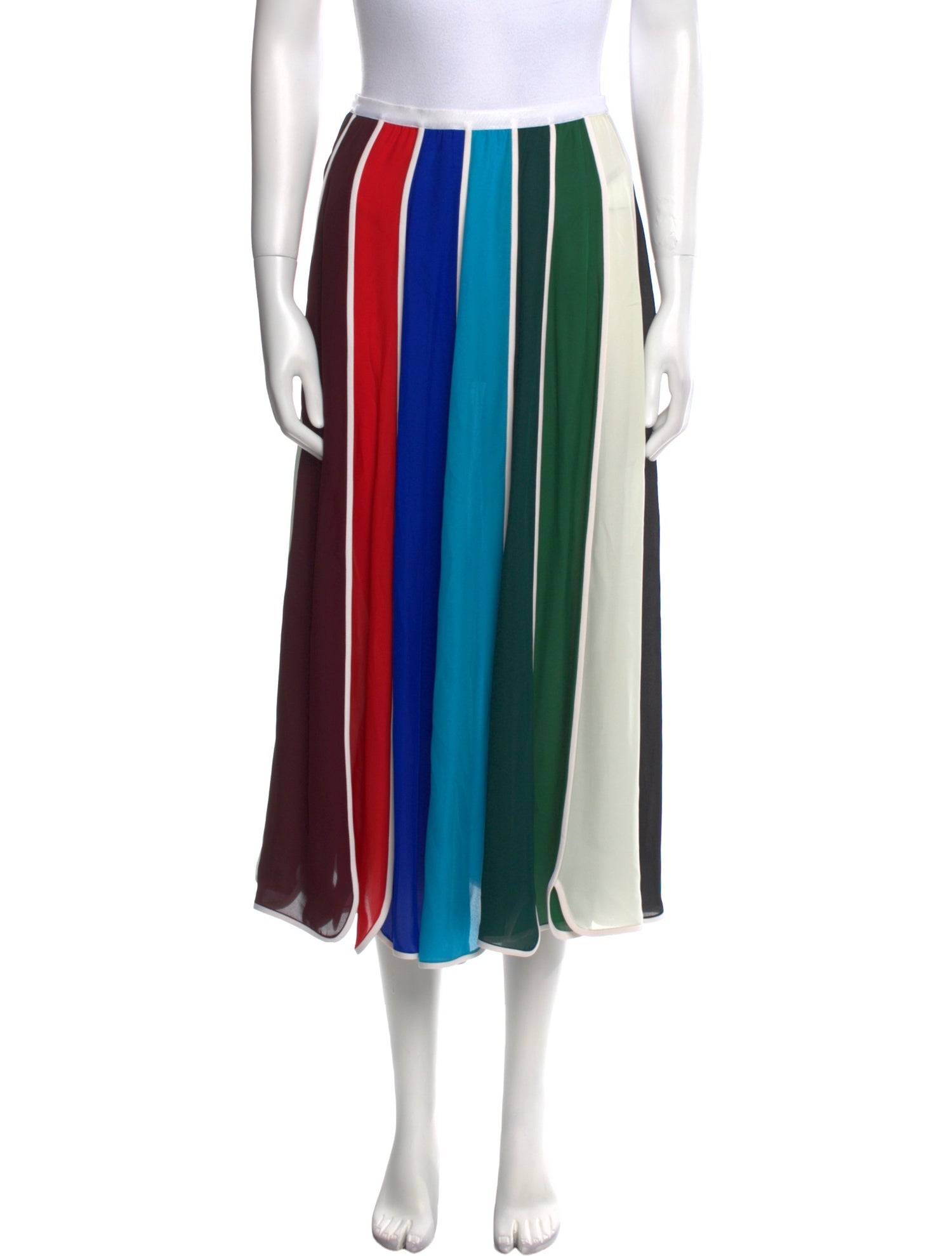 ミニスカート [The Row] Sartelle Skirt in Silk Sartelle Skirt Black in Silk – The Row