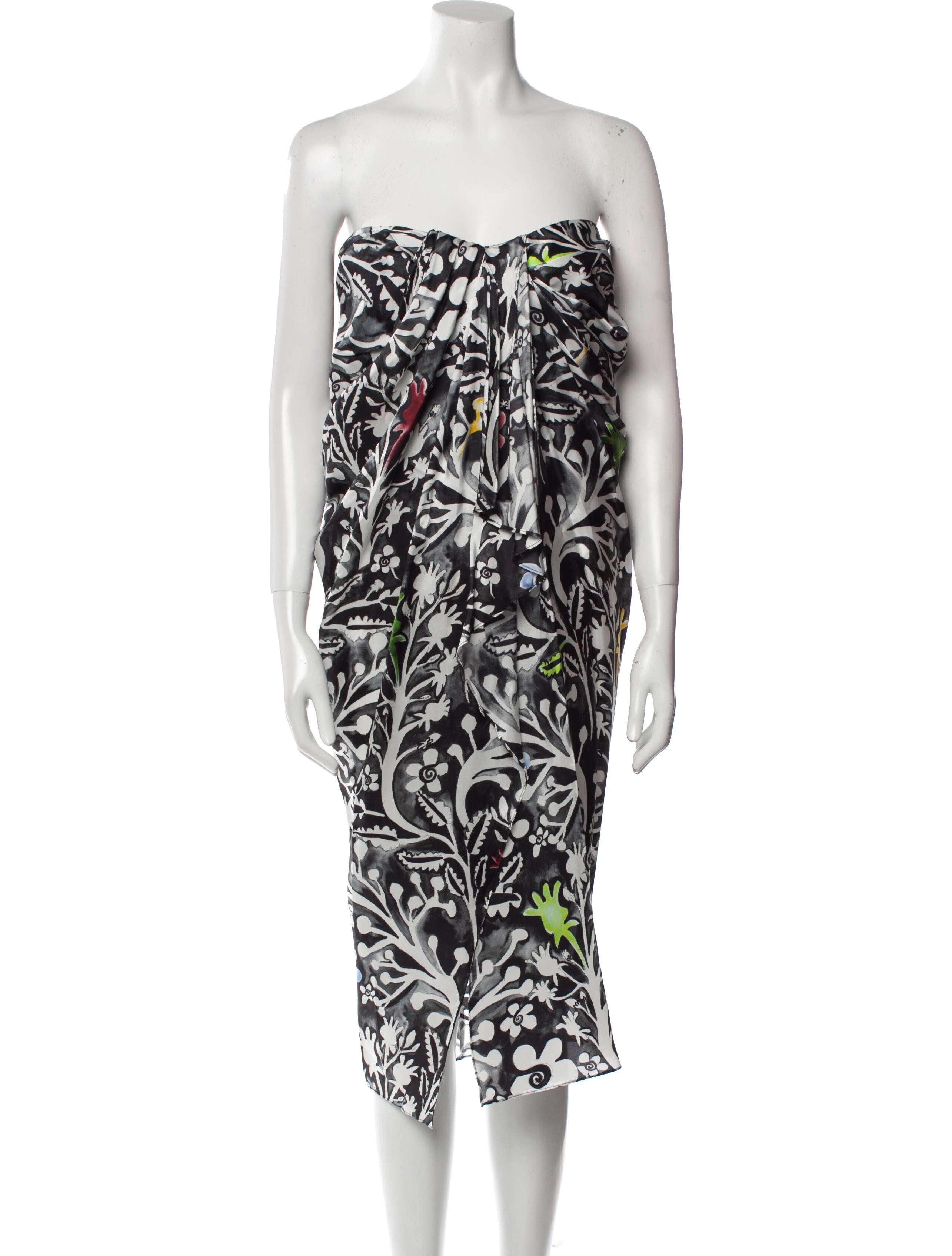 Rosie Assoulin Printed Long Skirt w/ Tags