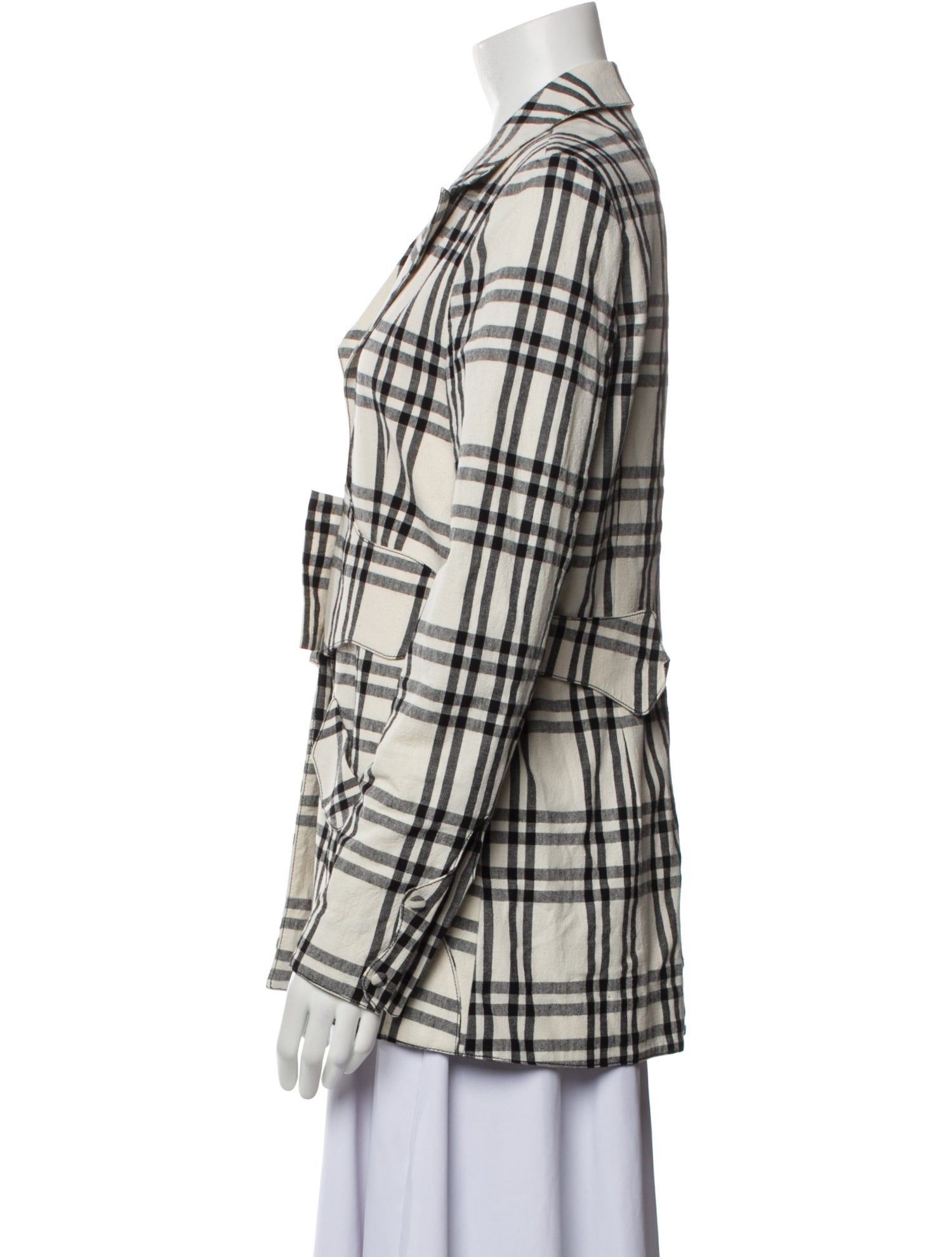 Rosie Assoulin Plaid Print Blazer