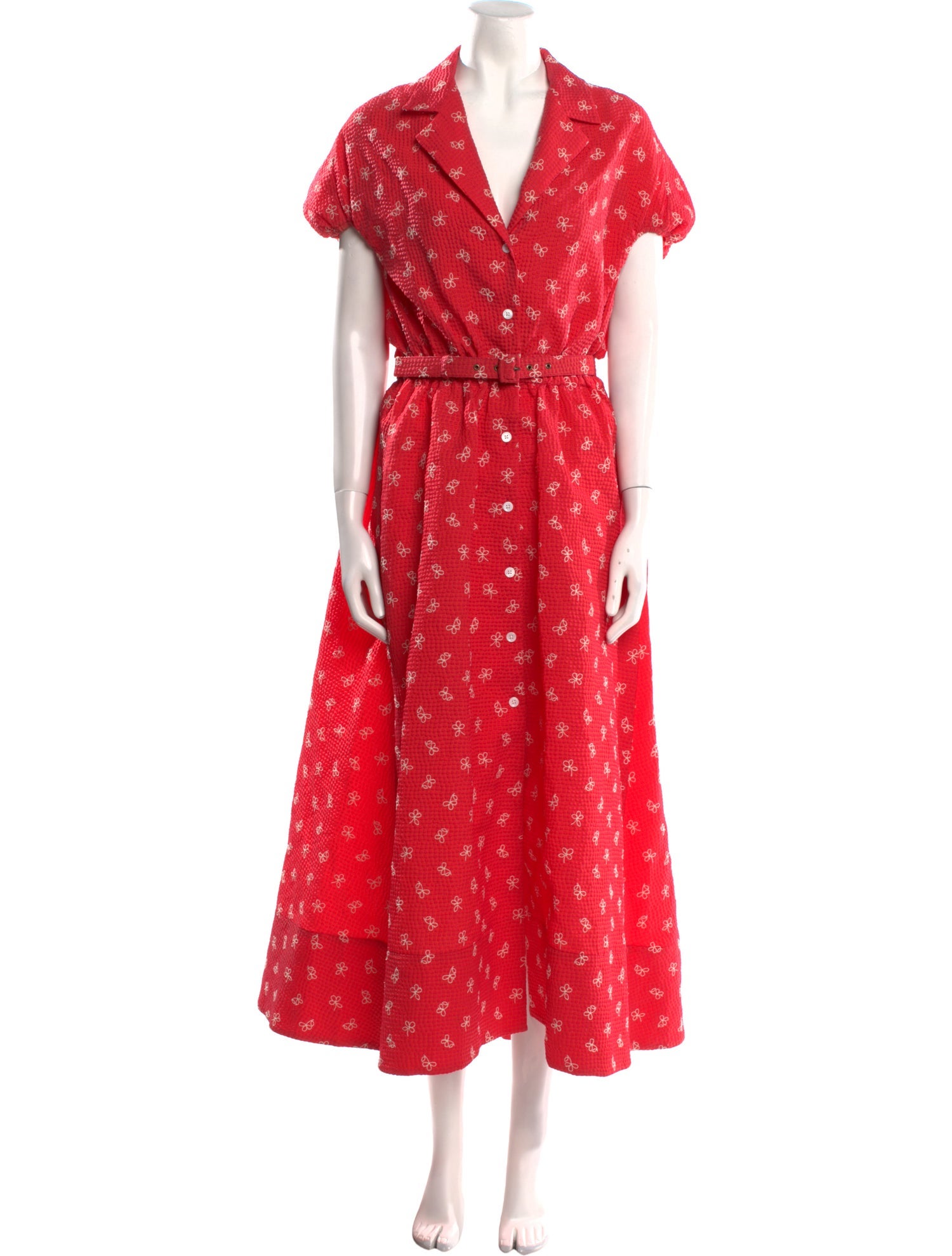 Rosie Assoulin Floral Print Long Dress