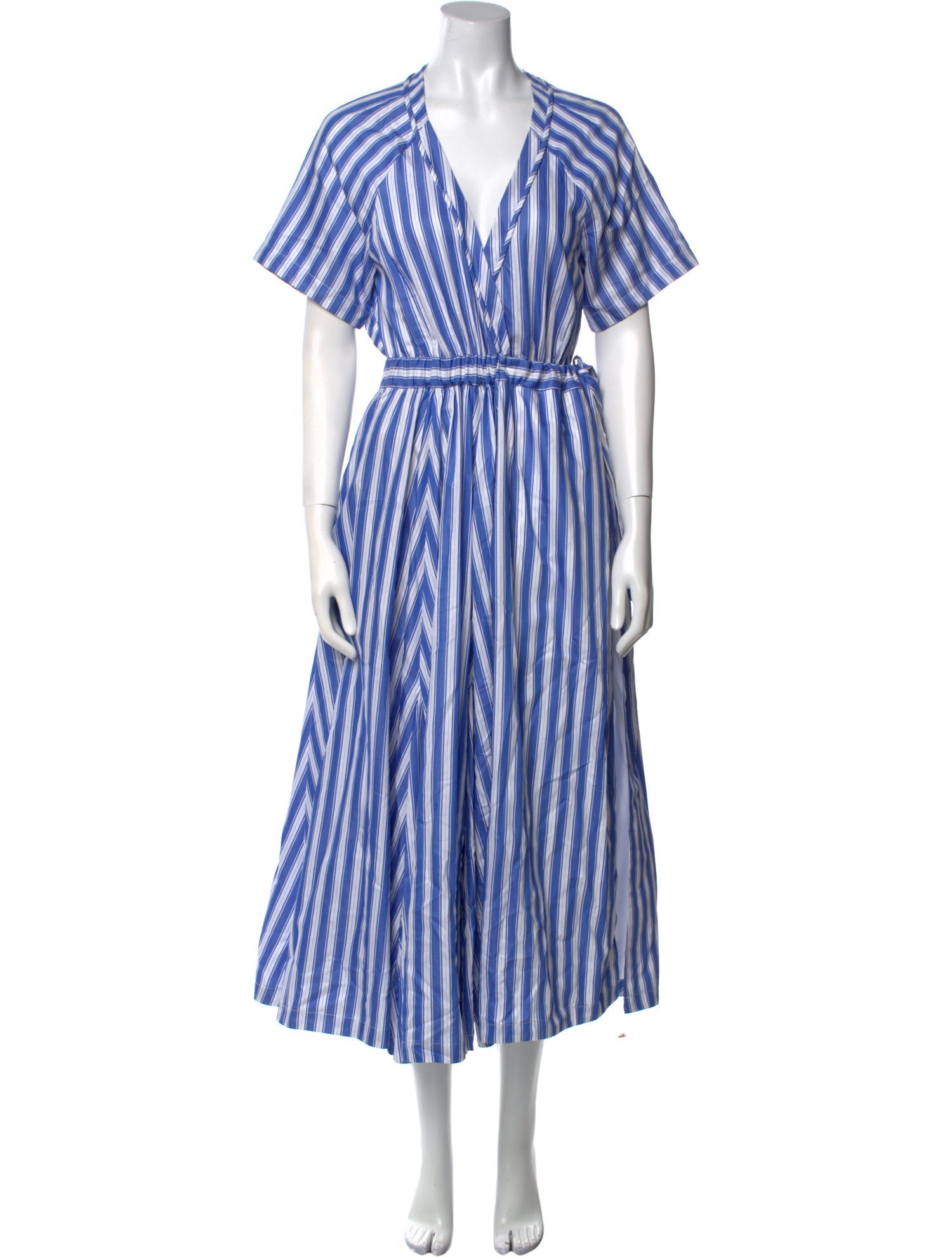 Rosie Assoulin Striped Long Dress