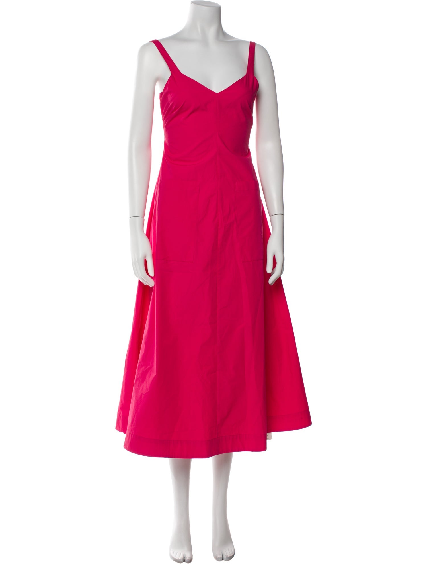 Rosie Assoulin V-Neck Long Dress