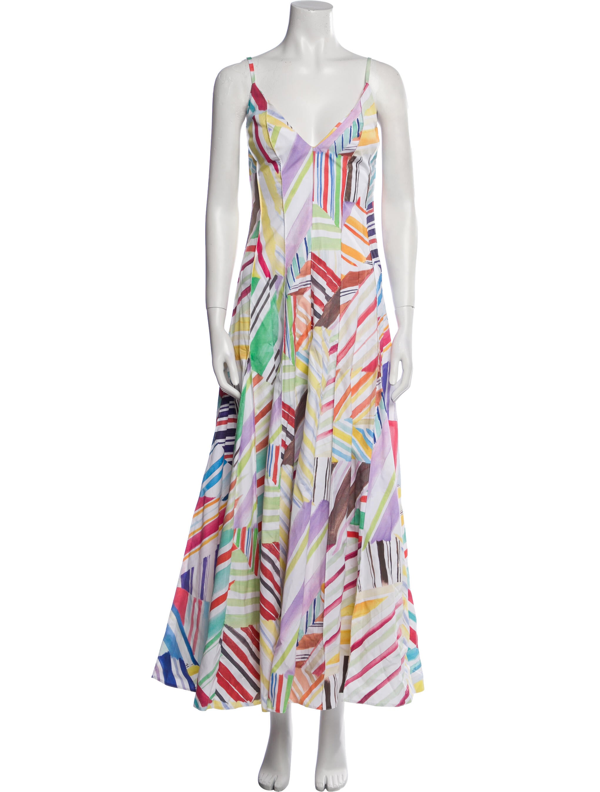 Rosie Assoulin Printed Long Dress