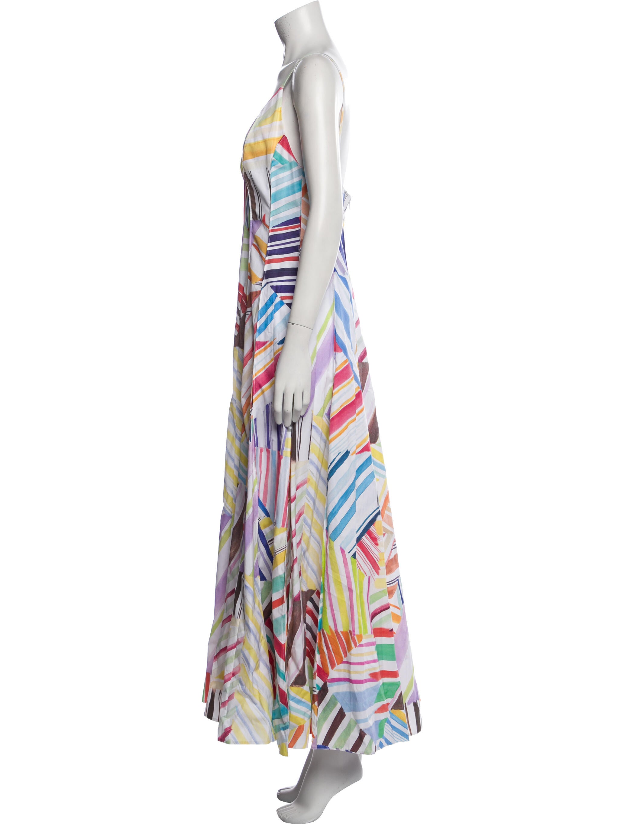 Rosie Assoulin Printed Long Dress