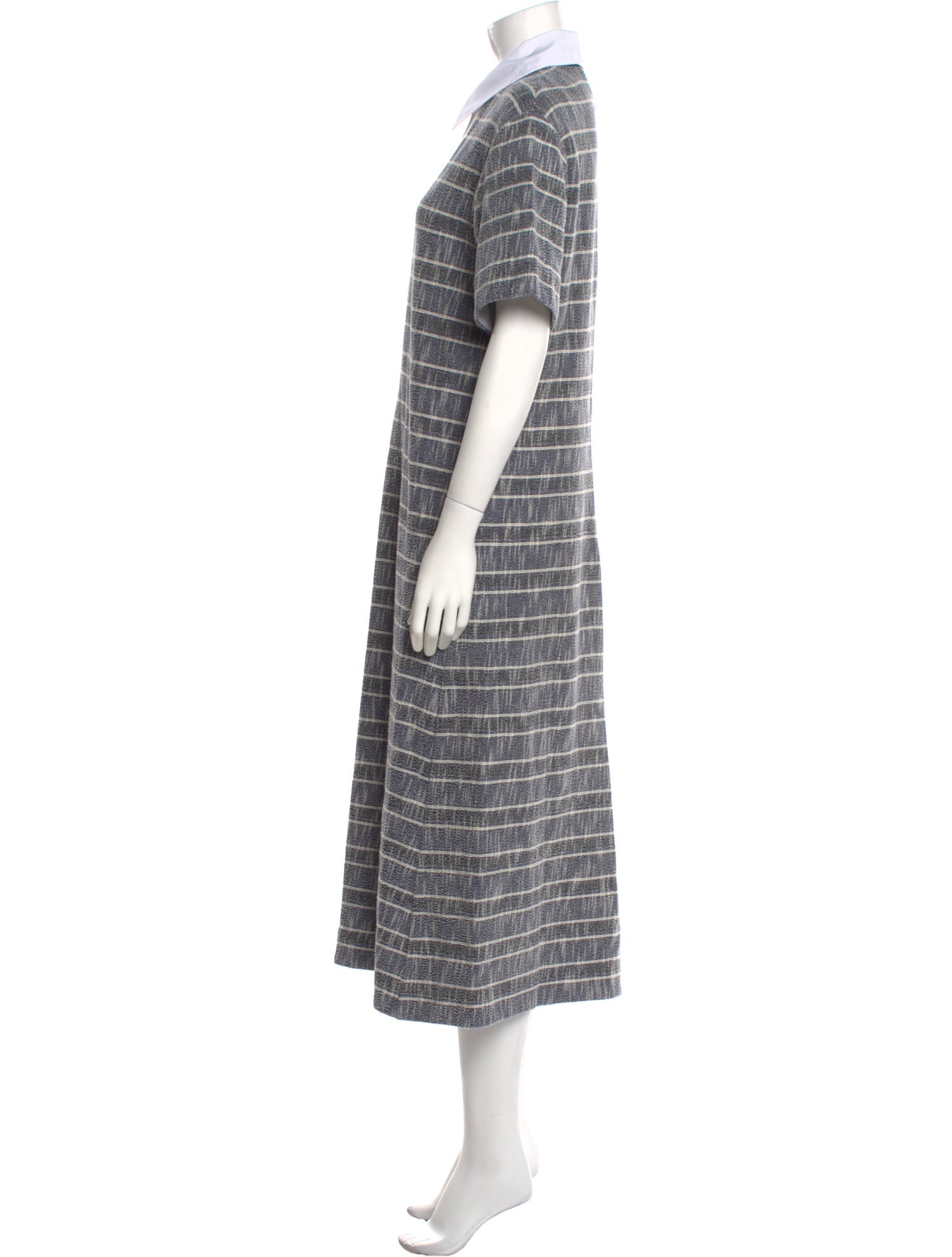 Rosie Assoulin Striped Long Dress