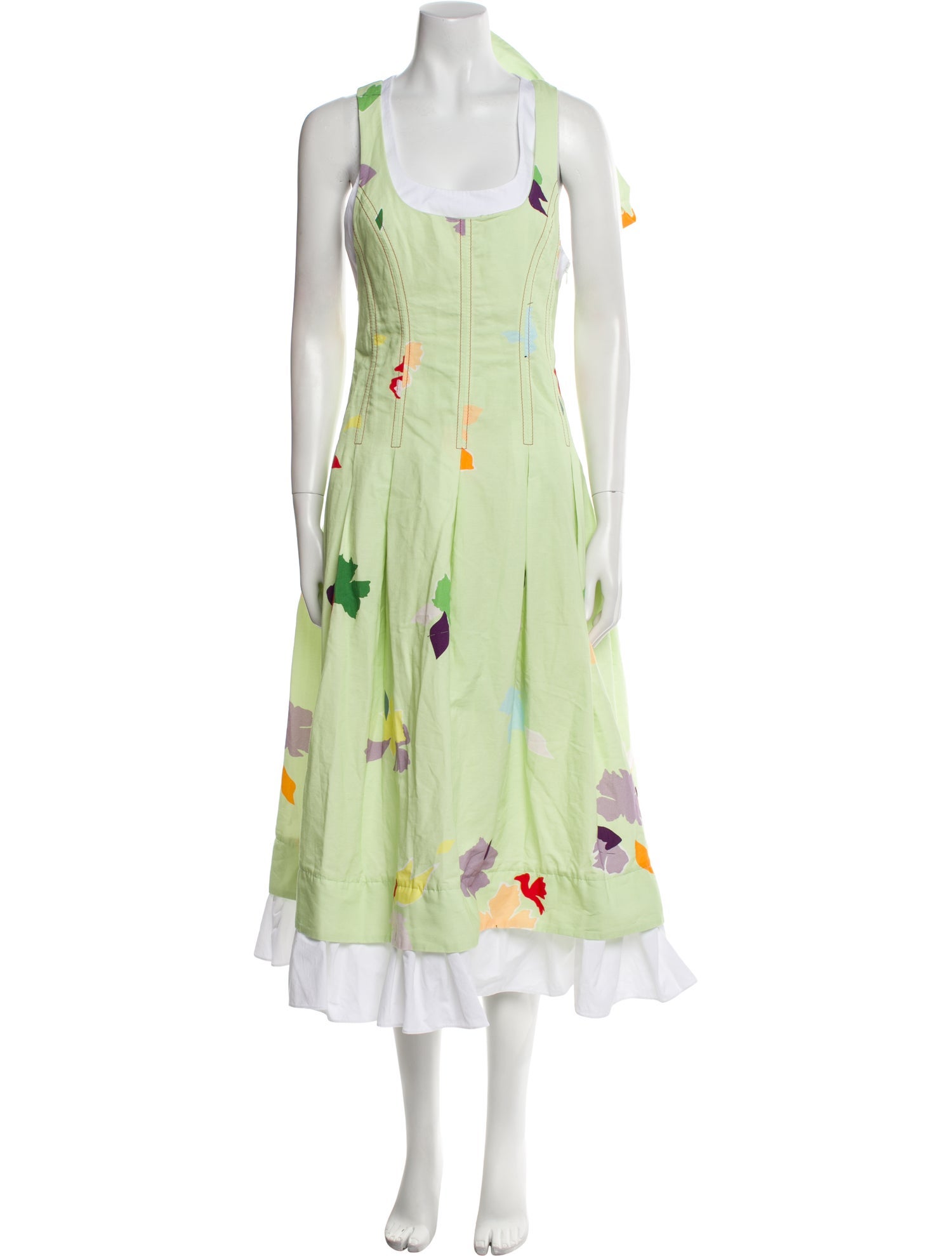 Rosie Assoulin Printed Long Dress w/ Tags