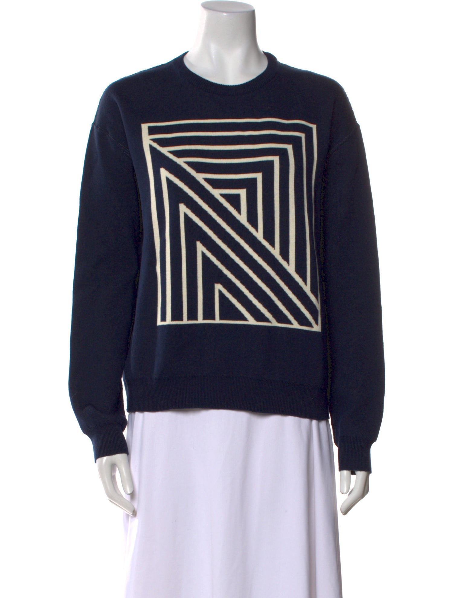 Rosie Assoulin Graphic Print Crew Neck Sweatshirt