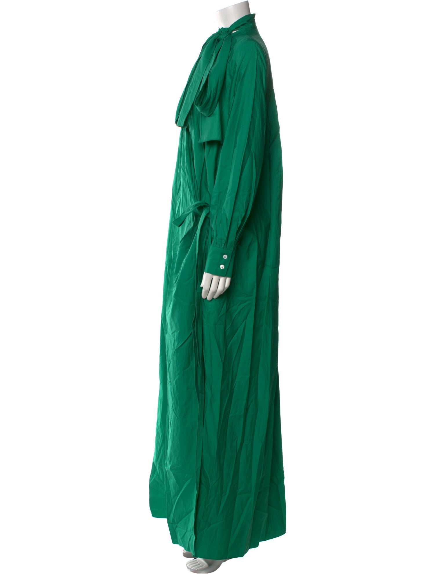 Rosie Assoulin Tie Neck Long Dress