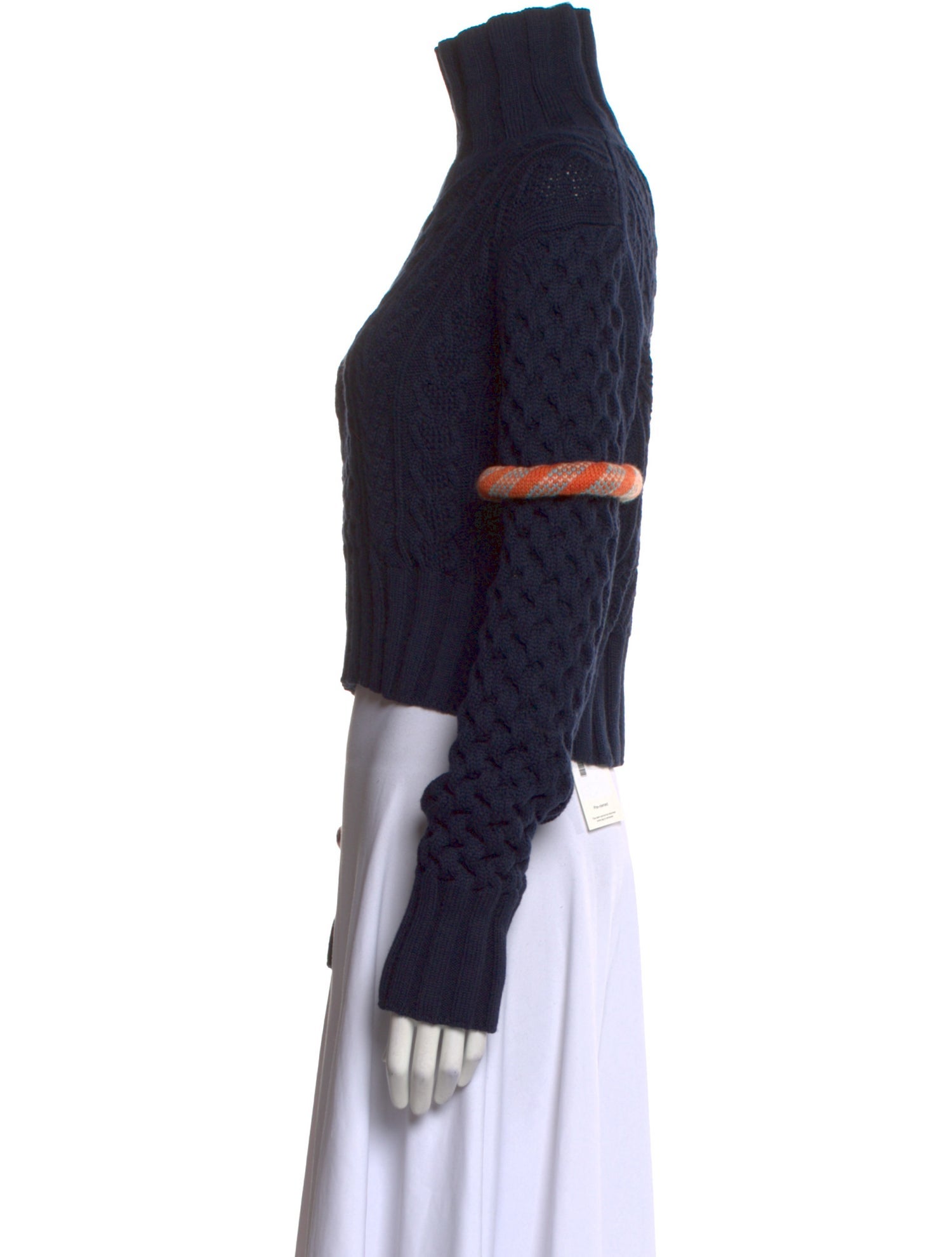 Rosie Assoulin Merino Wool Mock Neck Sweater