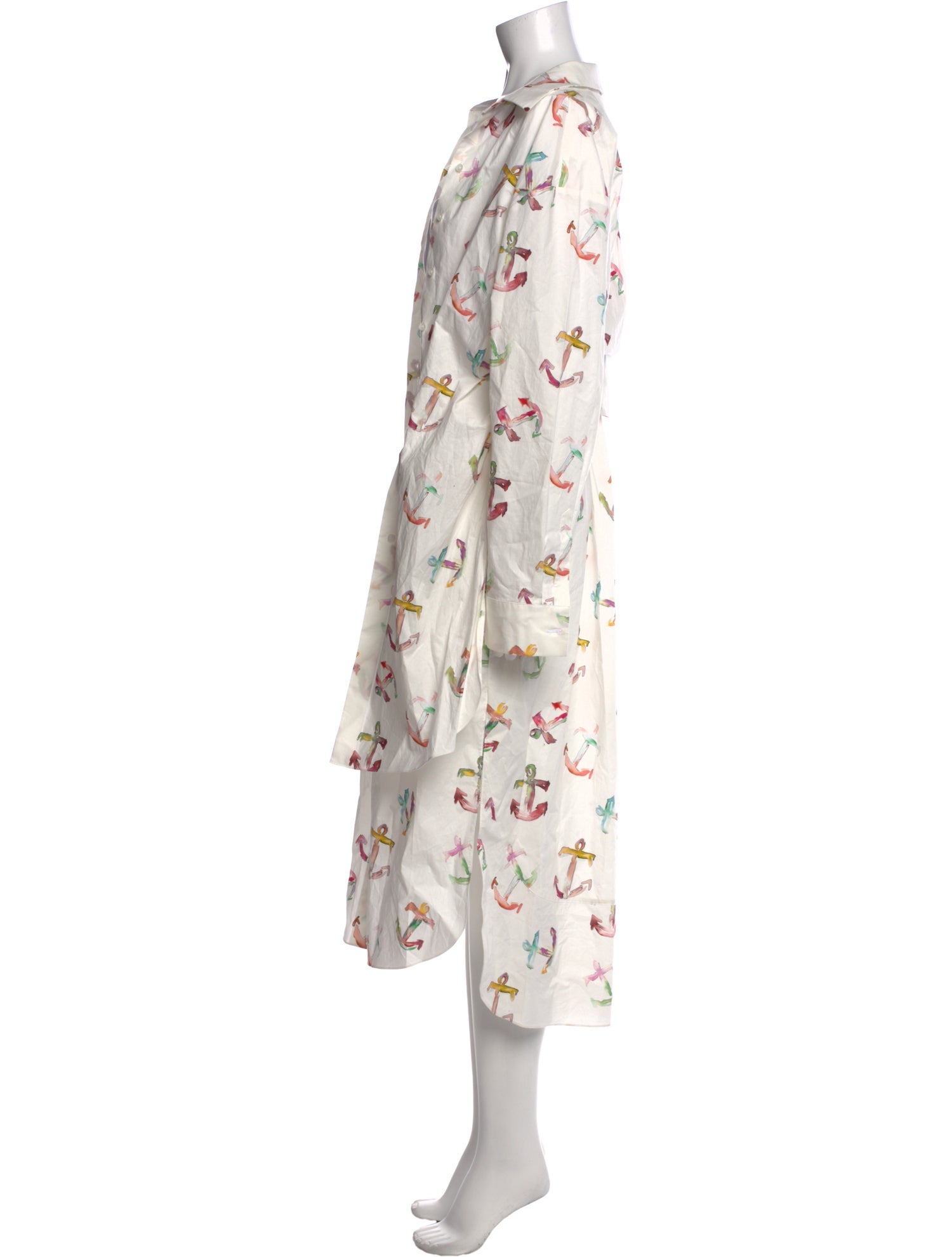 Rosie Assoulin Printed Midi Length Dress