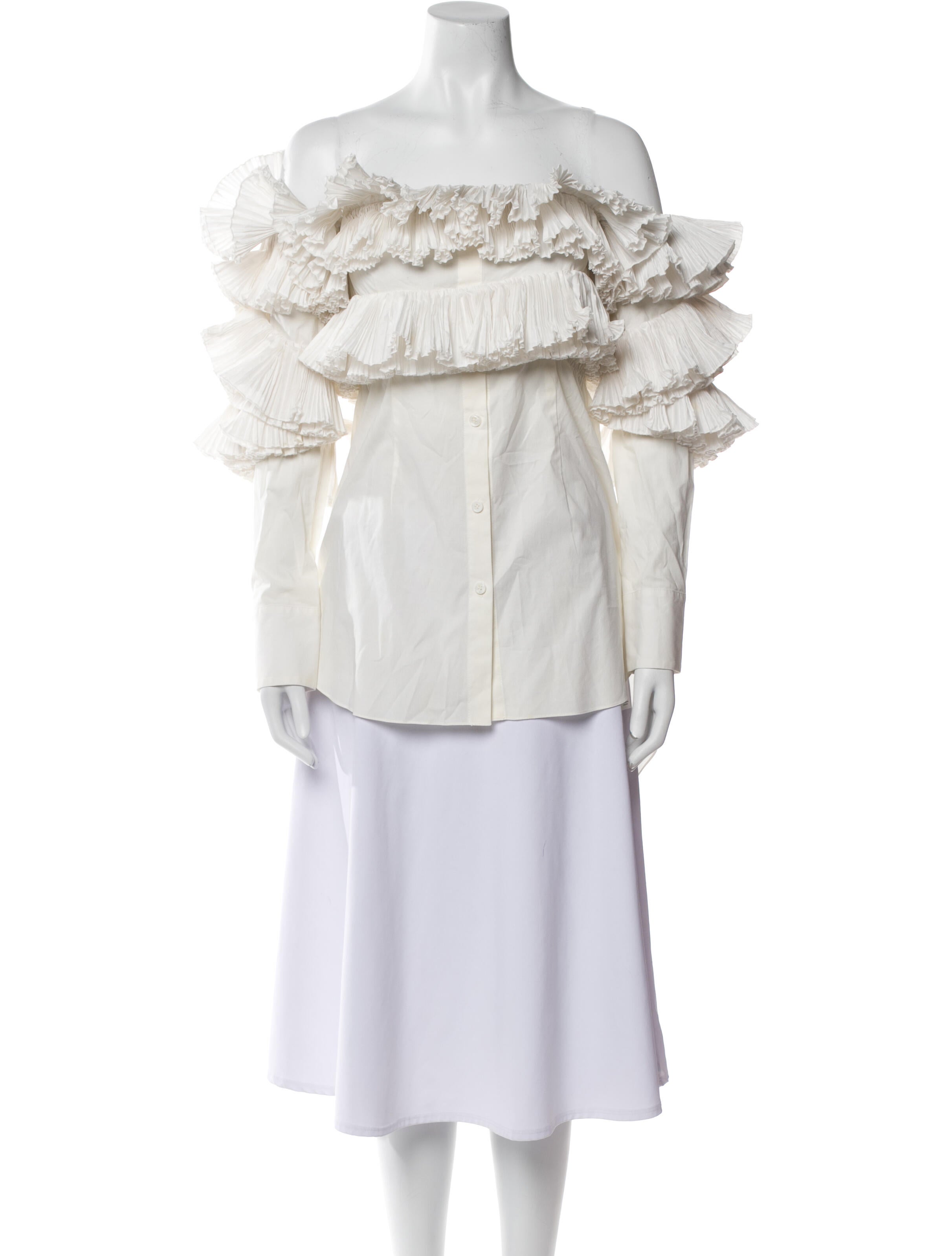 Rosie Assoulin Off-The-Shoulder Mini Dress