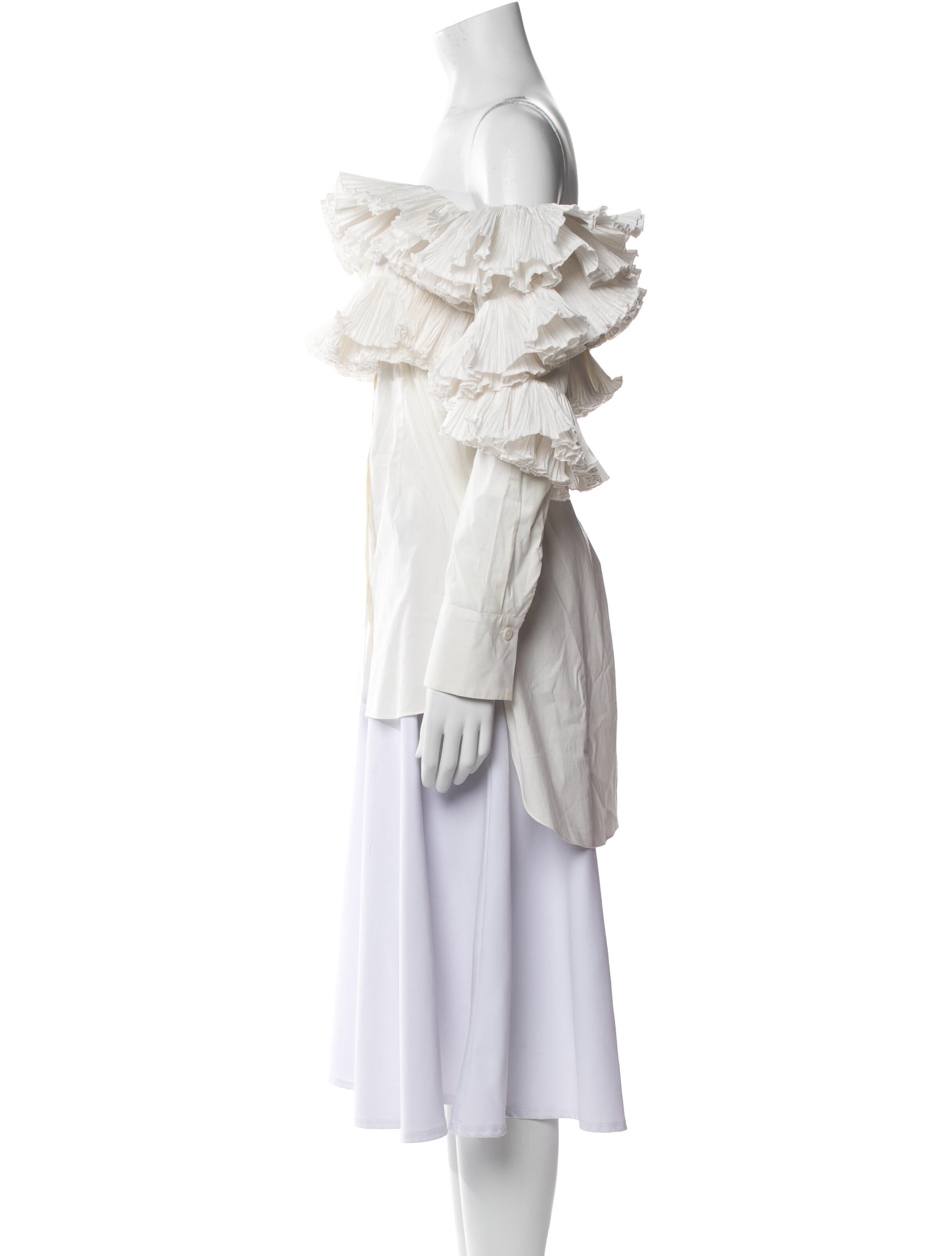 Rosie Assoulin Off-The-Shoulder Mini Dress