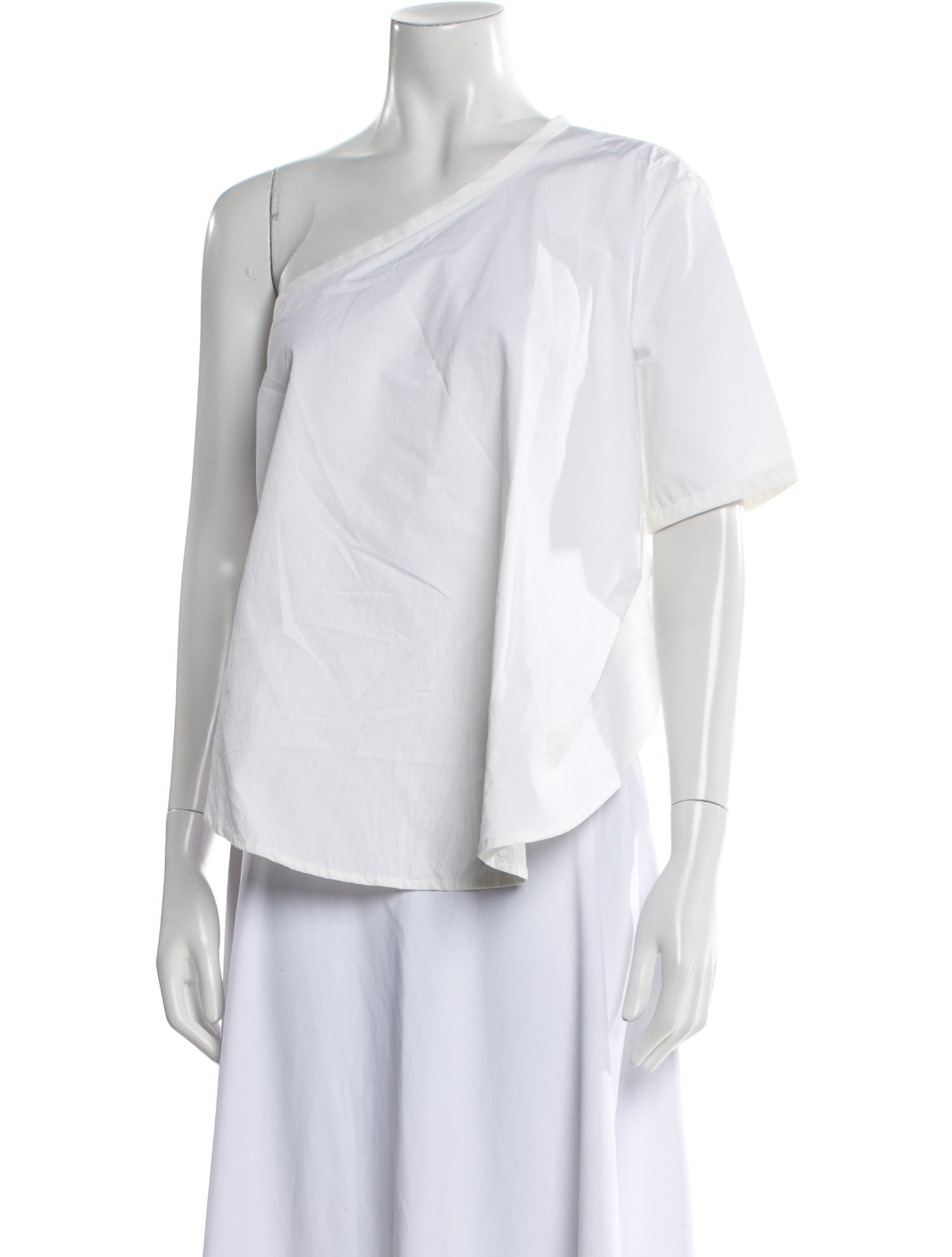 Rosie Assoulin One-Shoulder Short Sleeve Tunic