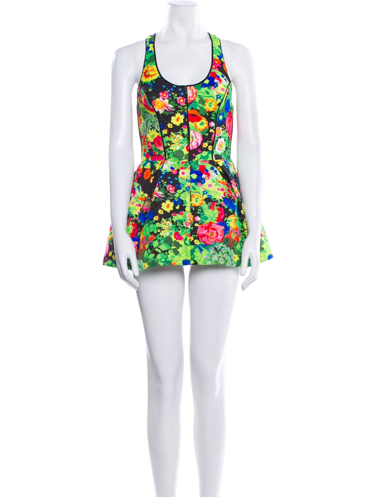 Rosie Assoulin Floral Print Mini Dress