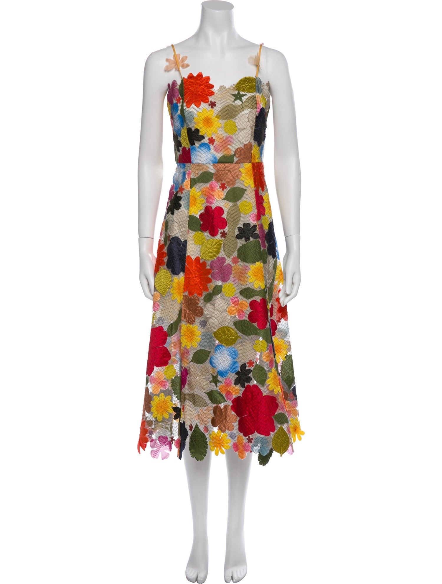 Rosie Assoulin Silk Knee-Length Dress