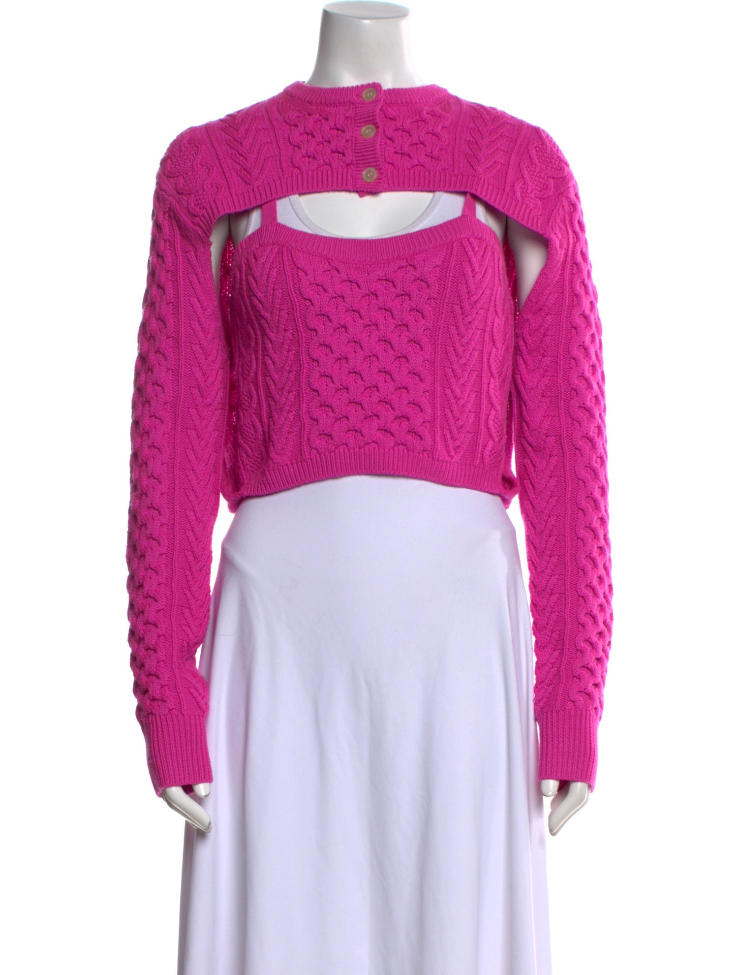 Rosie Assoulin Merino Wool Mini Dress